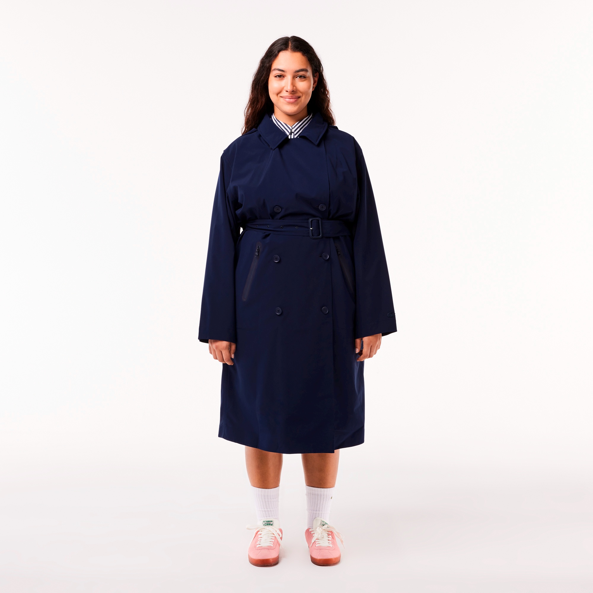 撥水ストレッチトレンチコート