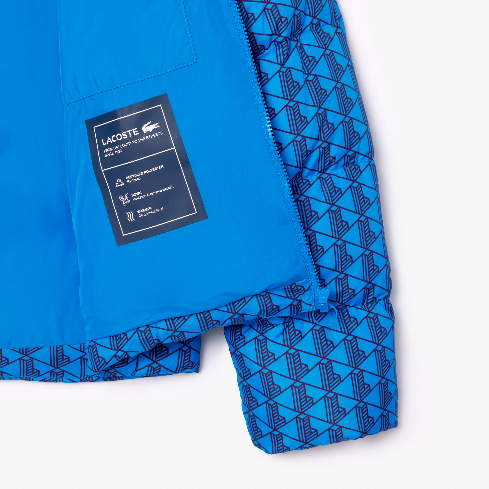 モノグラムプリントダウンジャケット