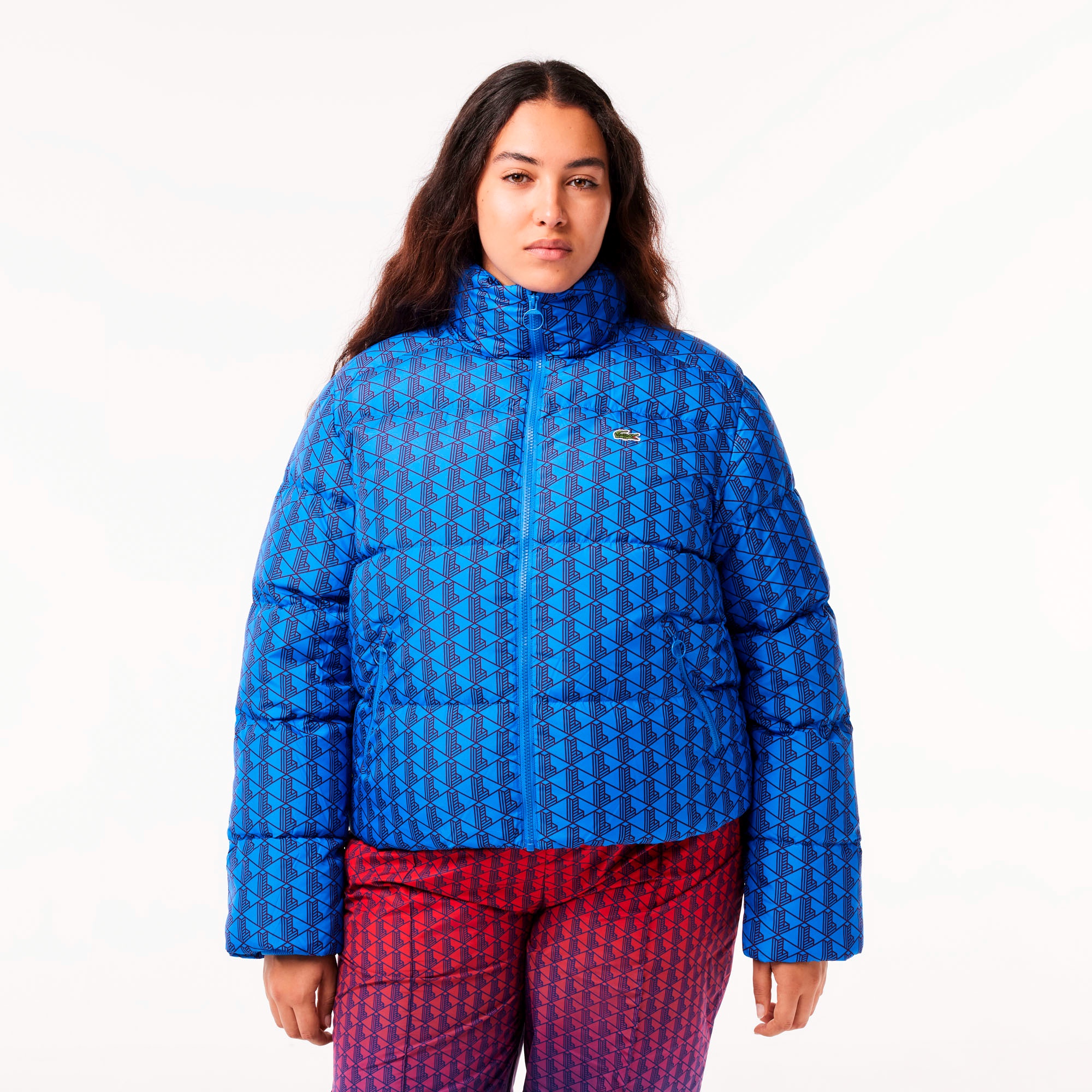 モノグラムプリントダウンジャケット