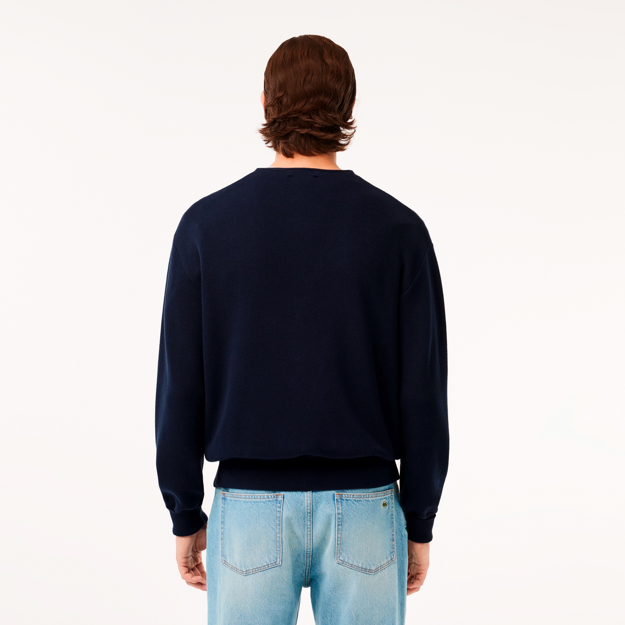 オーガニックコットンVネックカーディガン