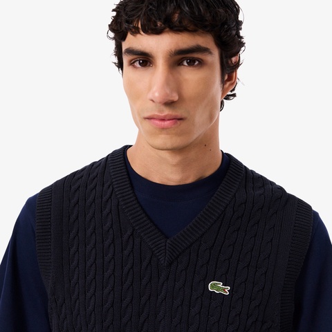 LACOSTE ベスト 楽天市場】ラコステ LACOSTE ベスト メンズ AH7633 ニット ( lacoste