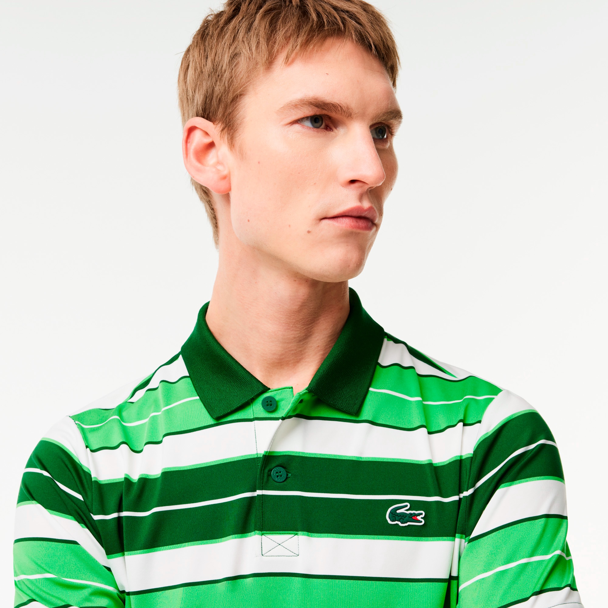 マルチカラーボーダーウルトラドライポロシャツ