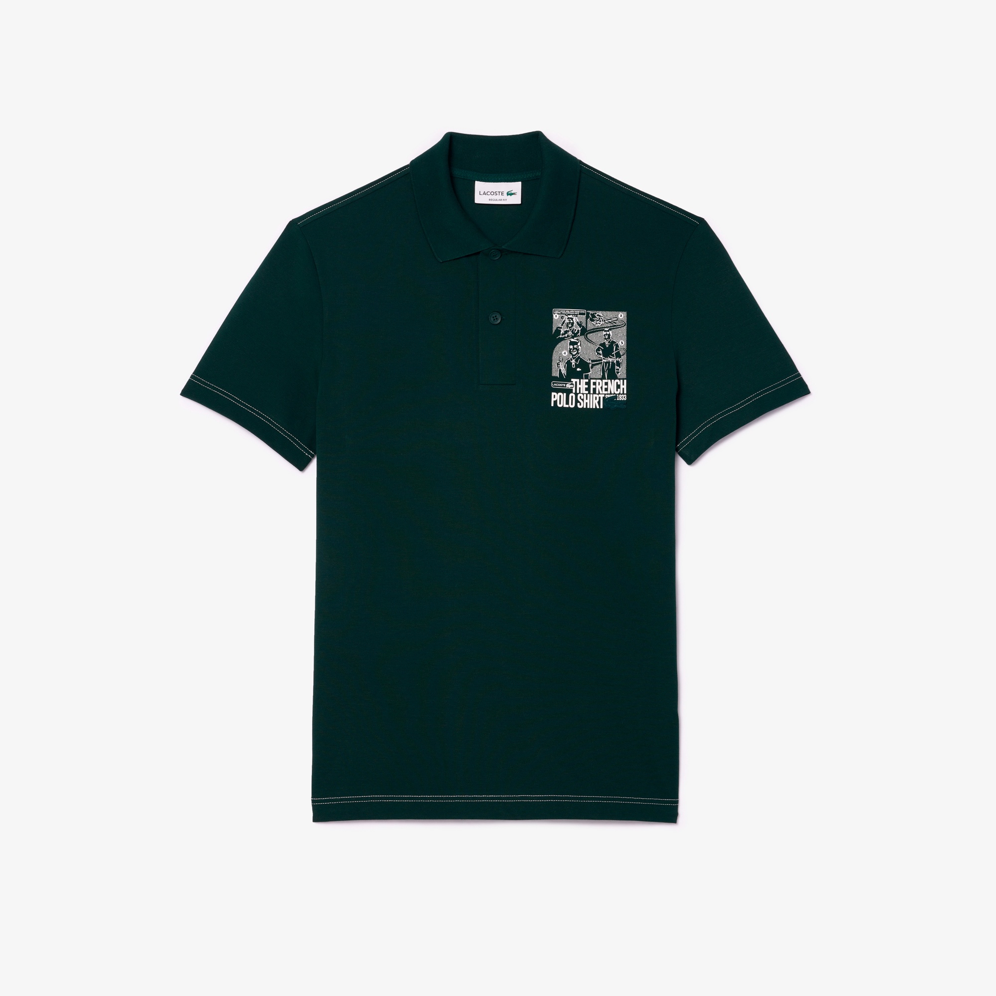 Lacoste ポロシャツ ルネ・ラコステグラフィックパックプリントポロシャツ PH0798
