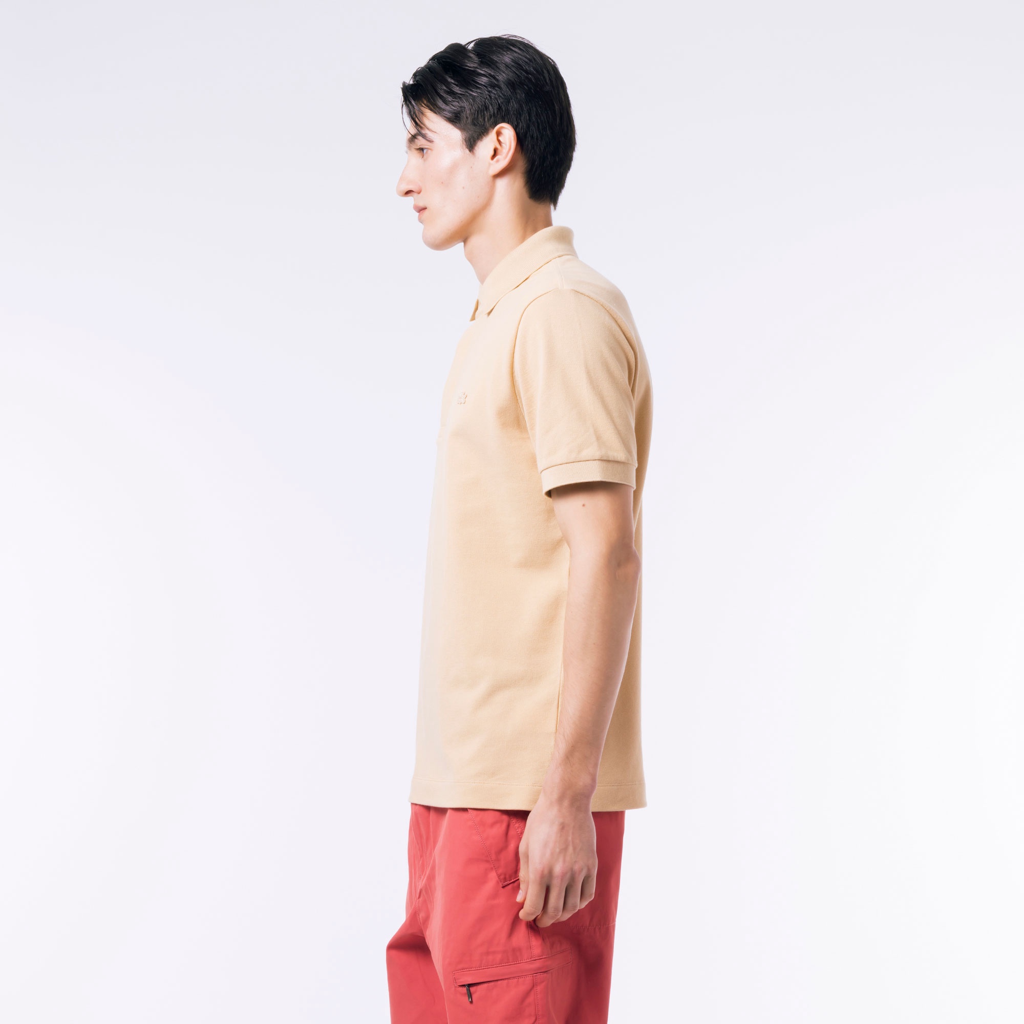 レギュラーフィット ストレッチ パリポロシャツ (半袖)