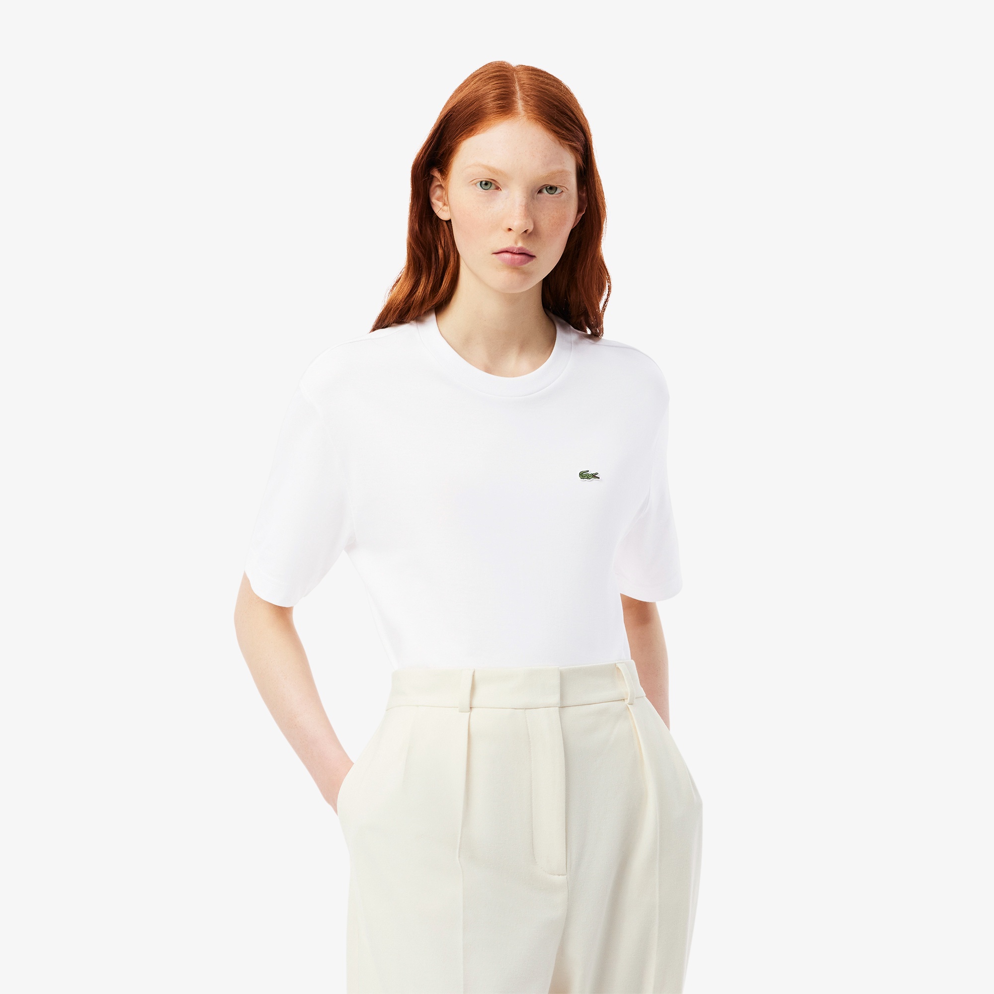 ワンポイントソフトタッチTシャツ TF7215 - ラコステ（LACOSTE