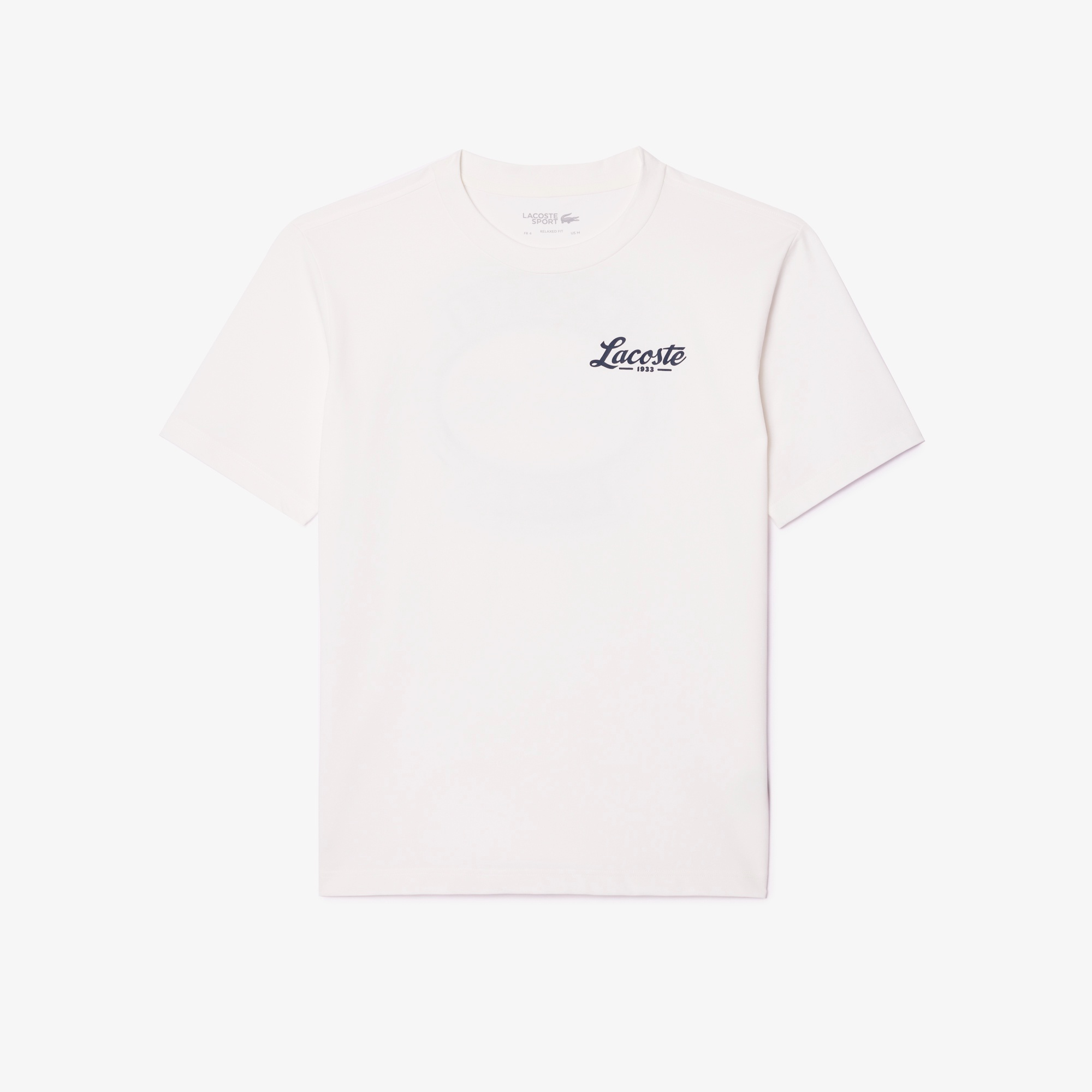 ラコステゴルフバックプリントドライTシャツ