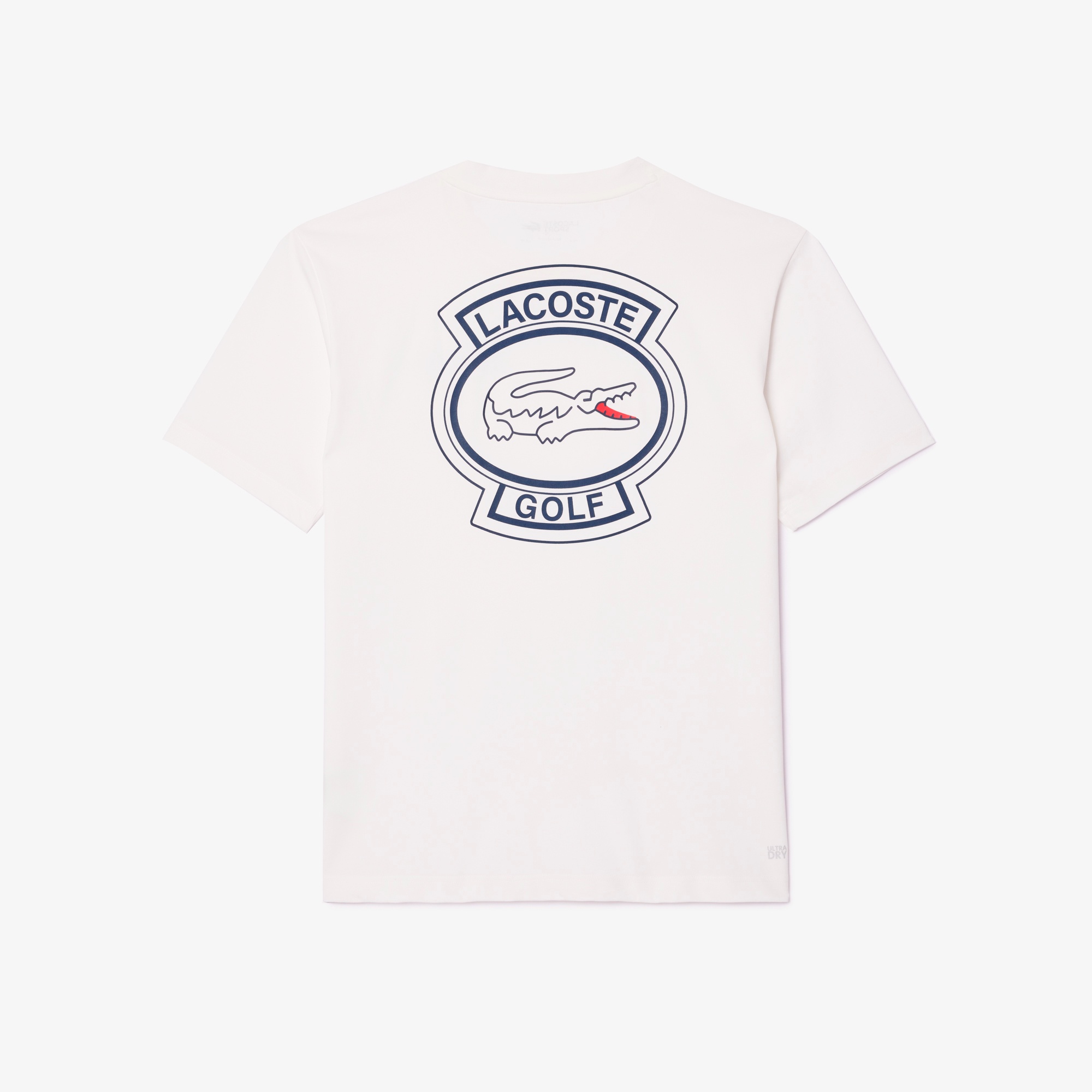 ラコステゴルフバックプリントドライTシャツ