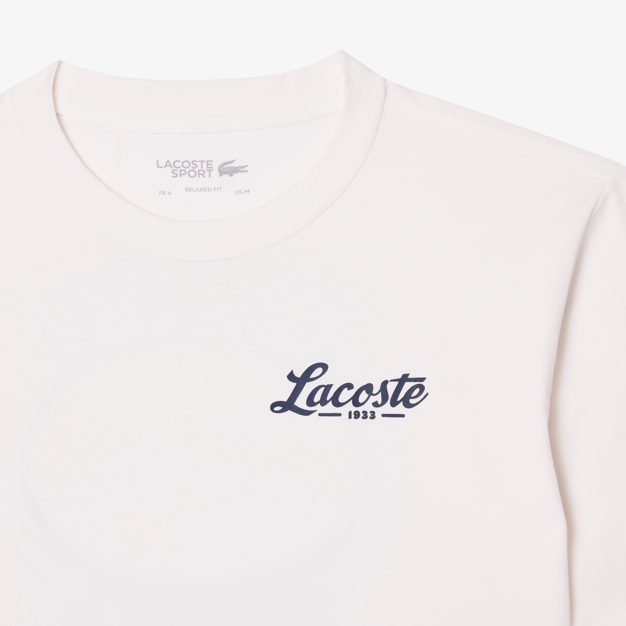 ラコステゴルフバックプリントドライTシャツ