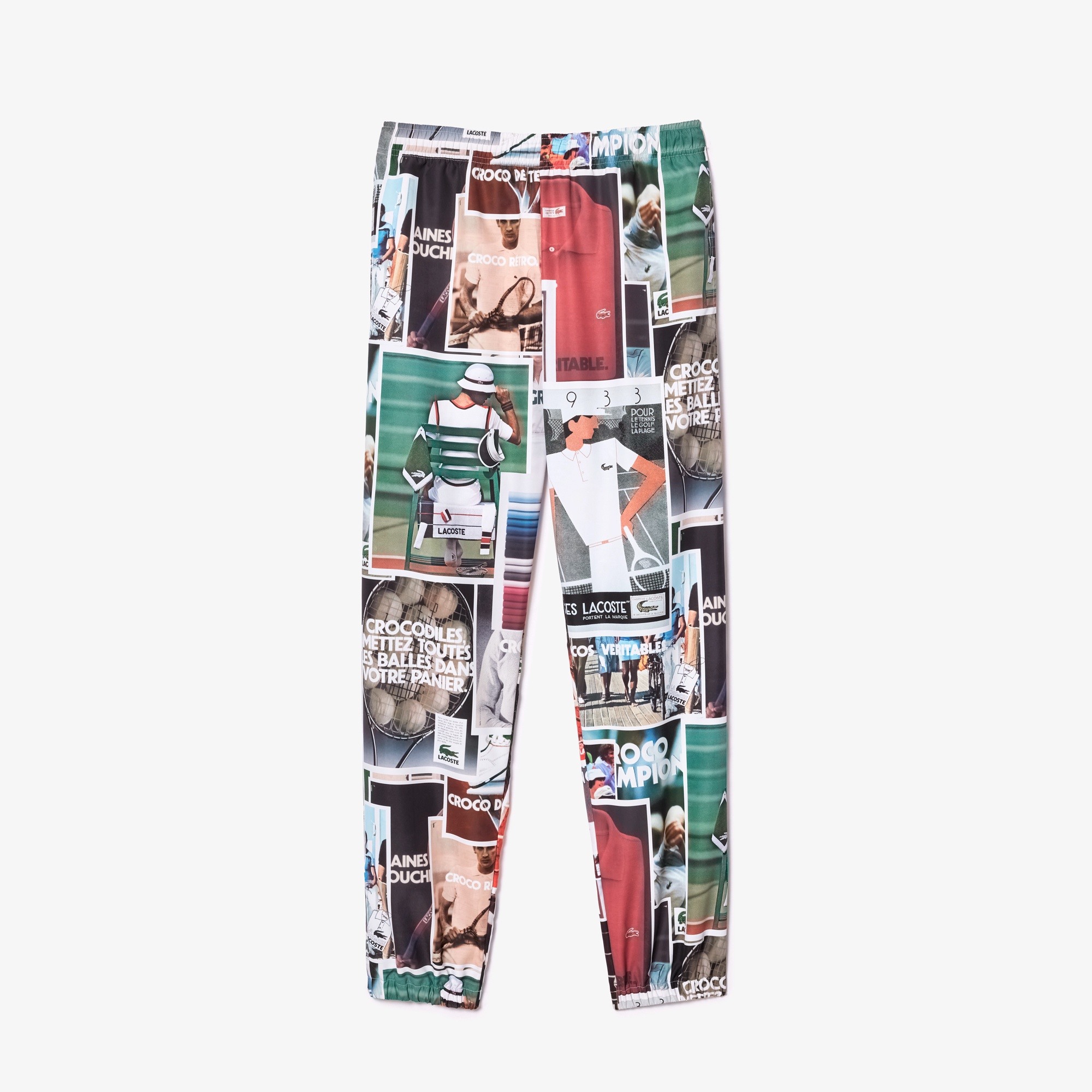 総柄転写プリントトラックパンツ