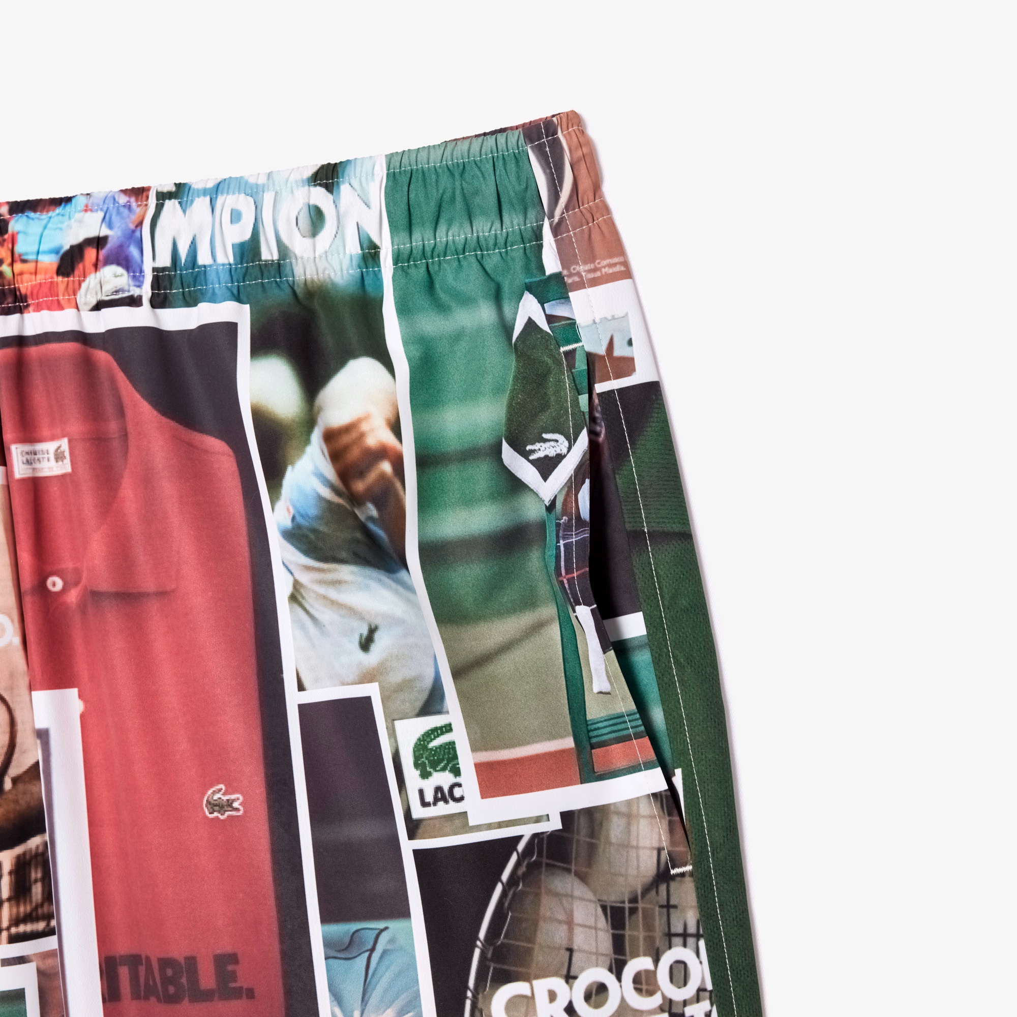 総柄転写プリントトラックパンツ