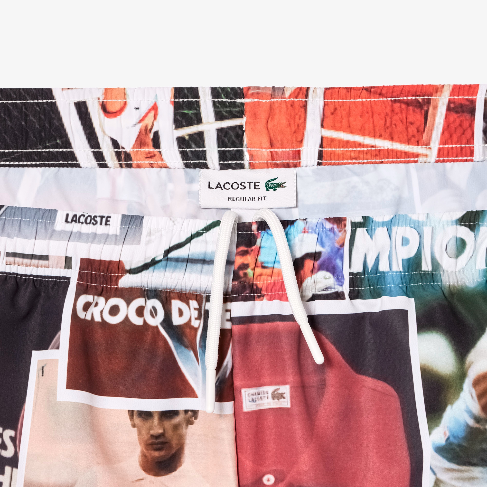 総柄転写プリントトラックパンツ