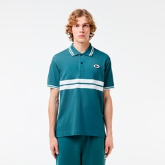 LACOSTE ネイビー ポロシャツ RENE DID IT FIRST ラコステ LACOSTE RENE DID IT FIRSTポロシャツ （ネイビー