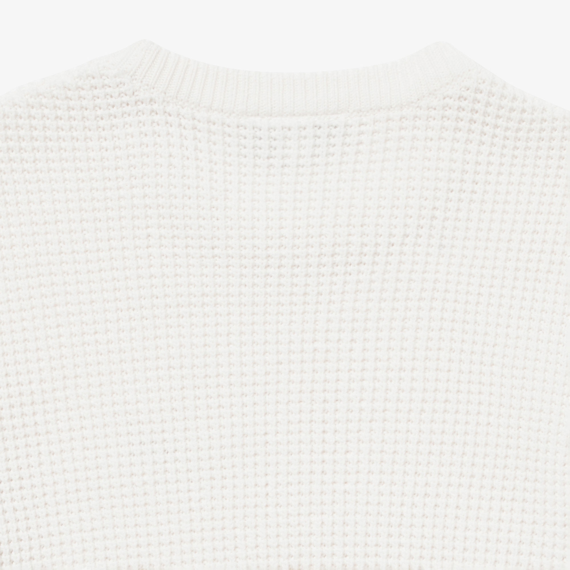 ヘザーカラーリングワッフルニット