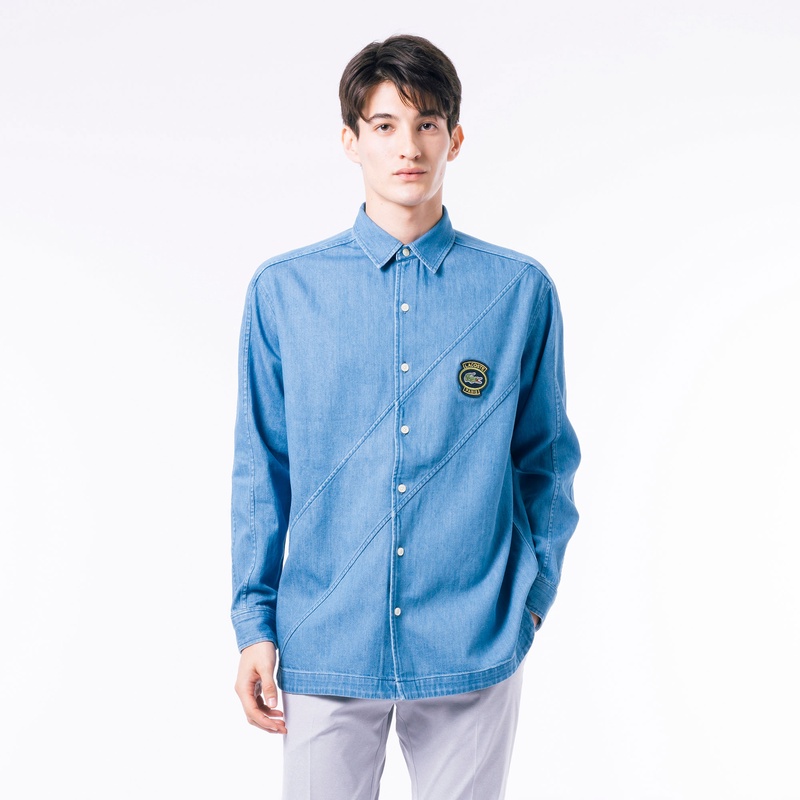 【MiAさん専用】LACOSTE デニムシャツ ボタンアップ ch004j-1gf-fn.