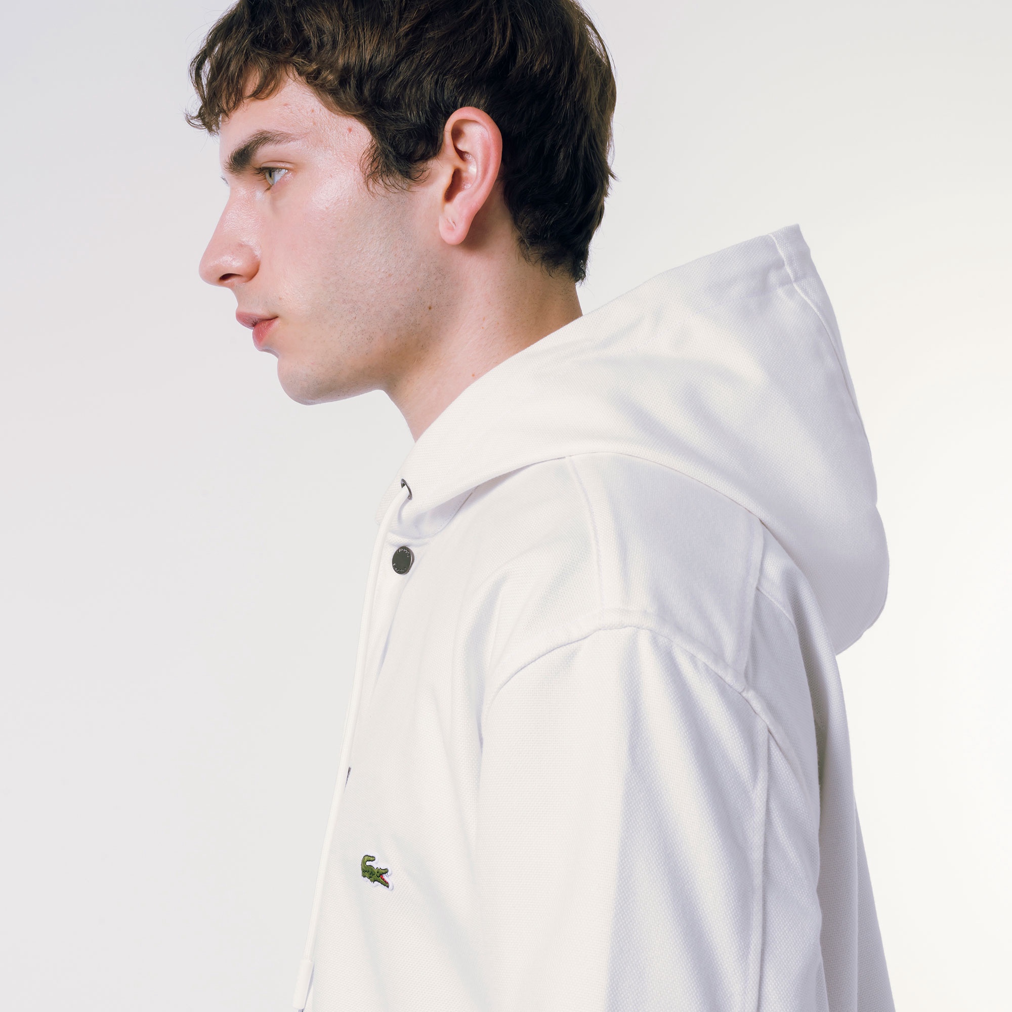 フード付きシャツジャケット