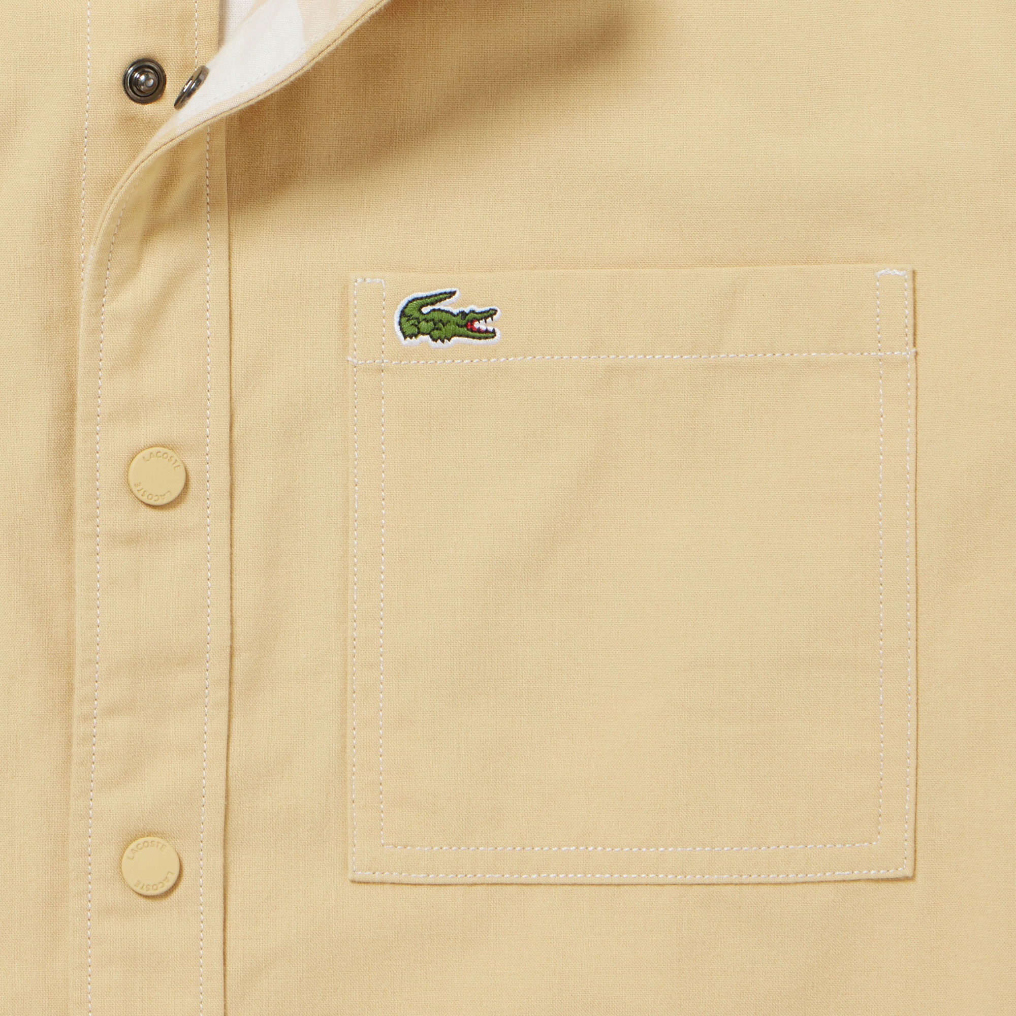 リバーシブルスナップボタンシャツ