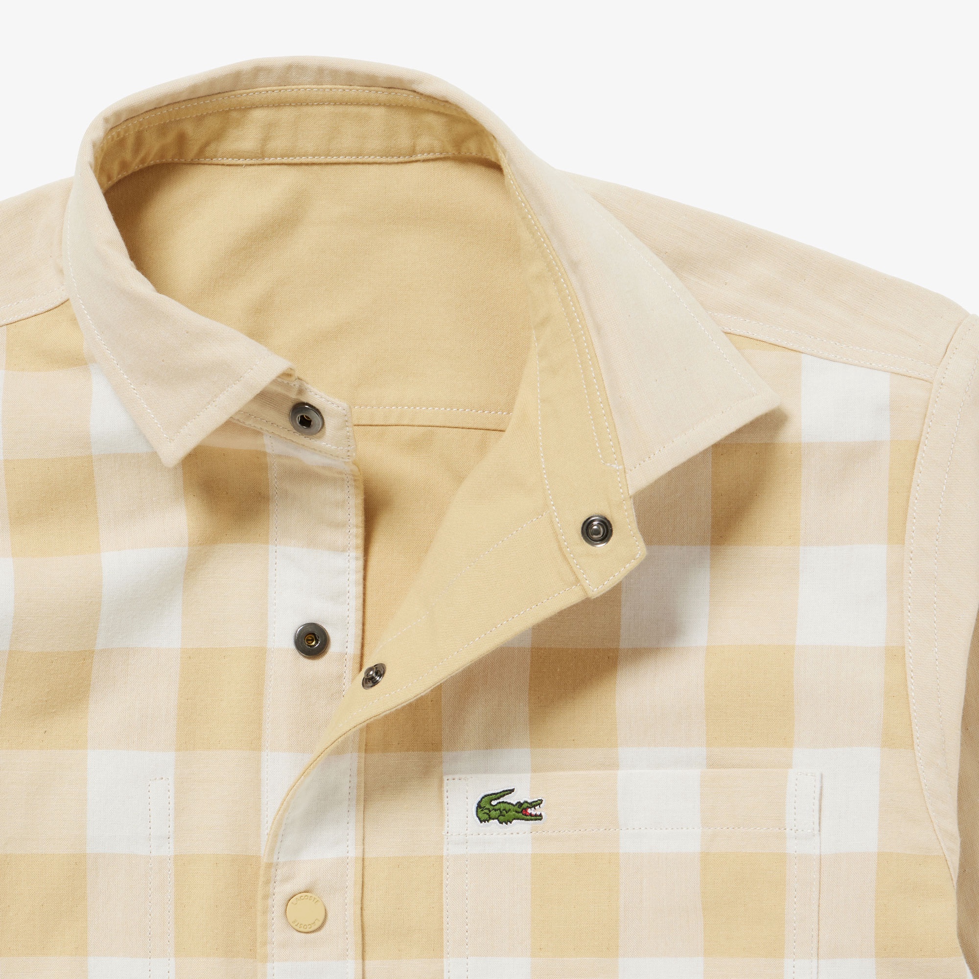 リバーシブルスナップボタンシャツ