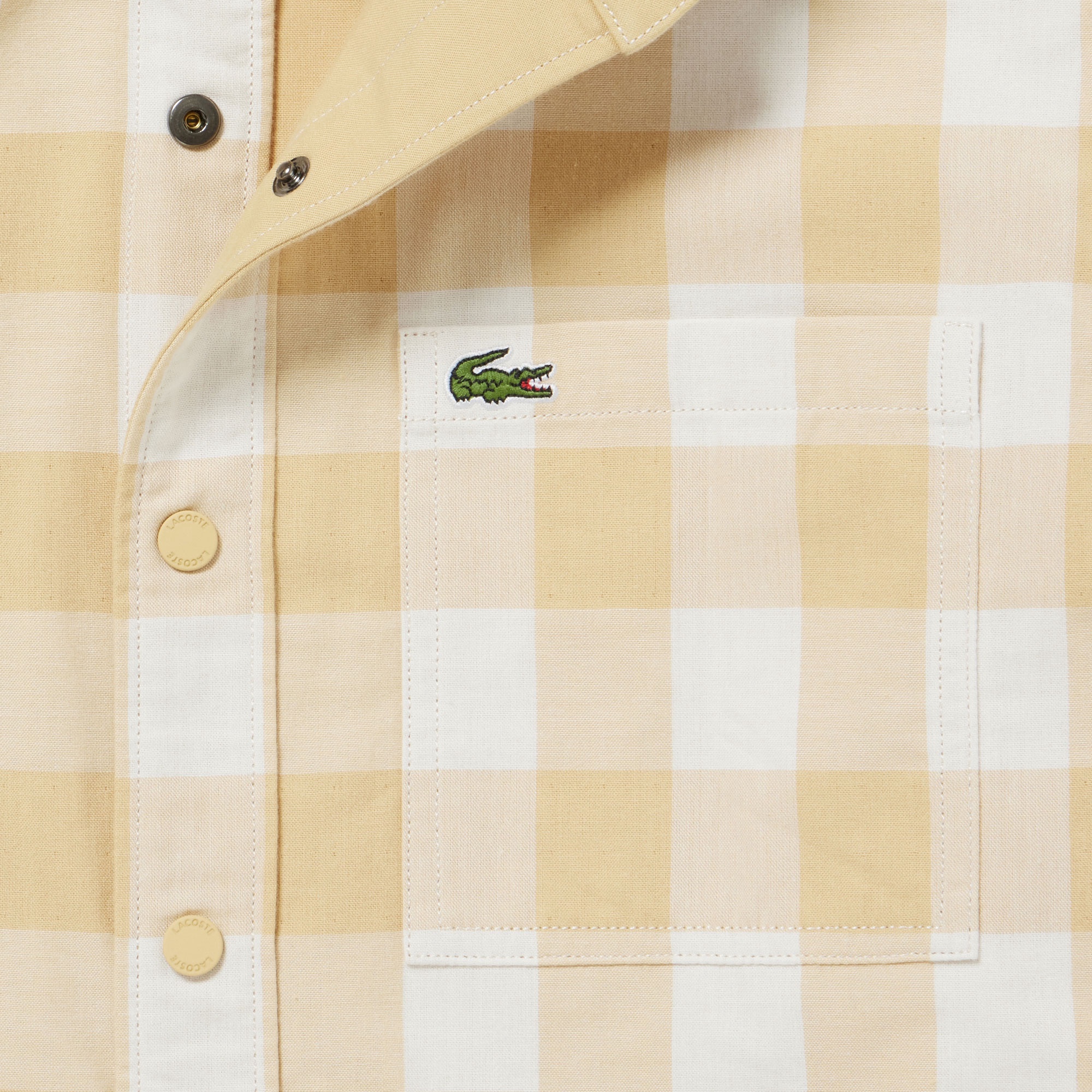 リバーシブルスナップボタンシャツ