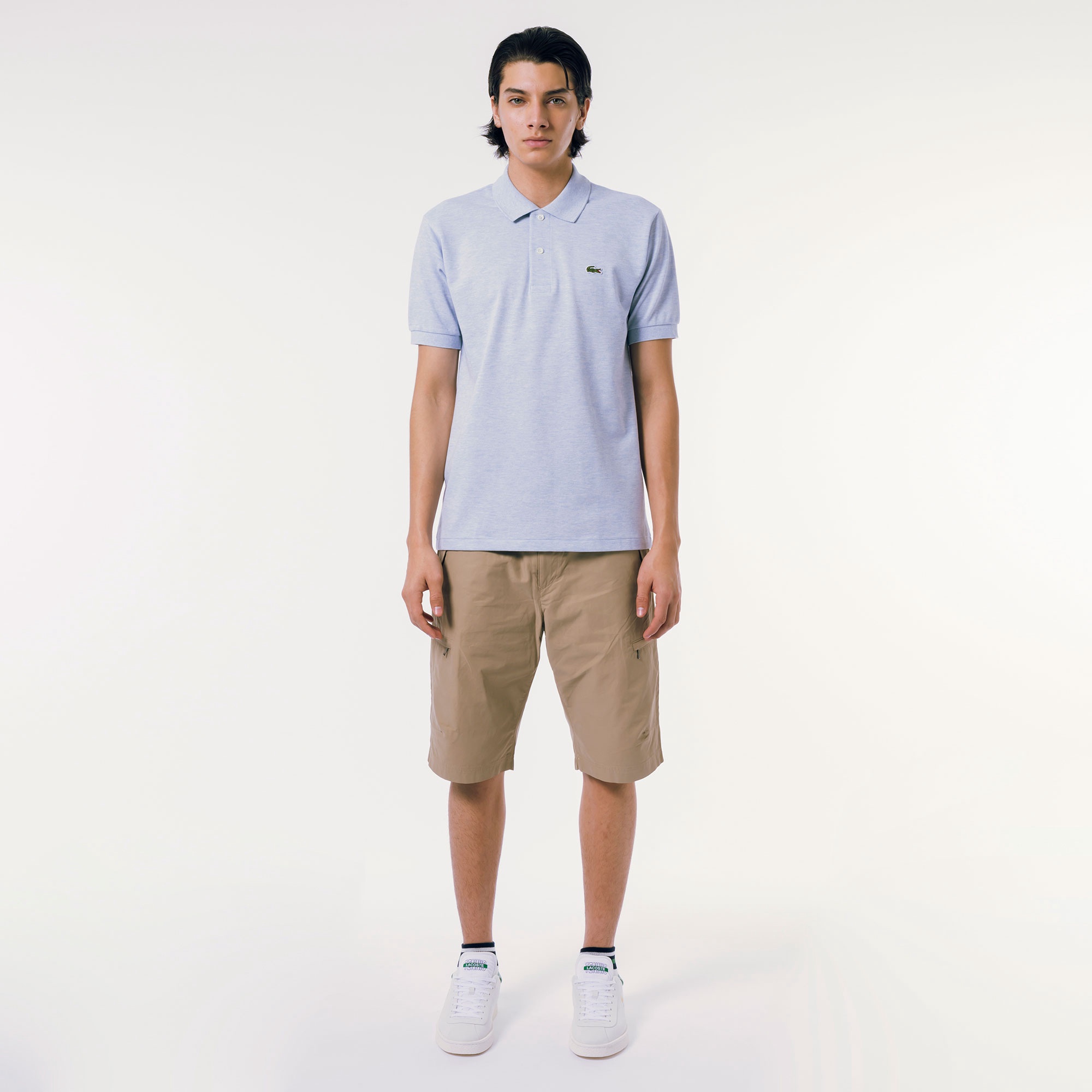 ラコステ L.12.64 ポロシャツ (杢・半袖)