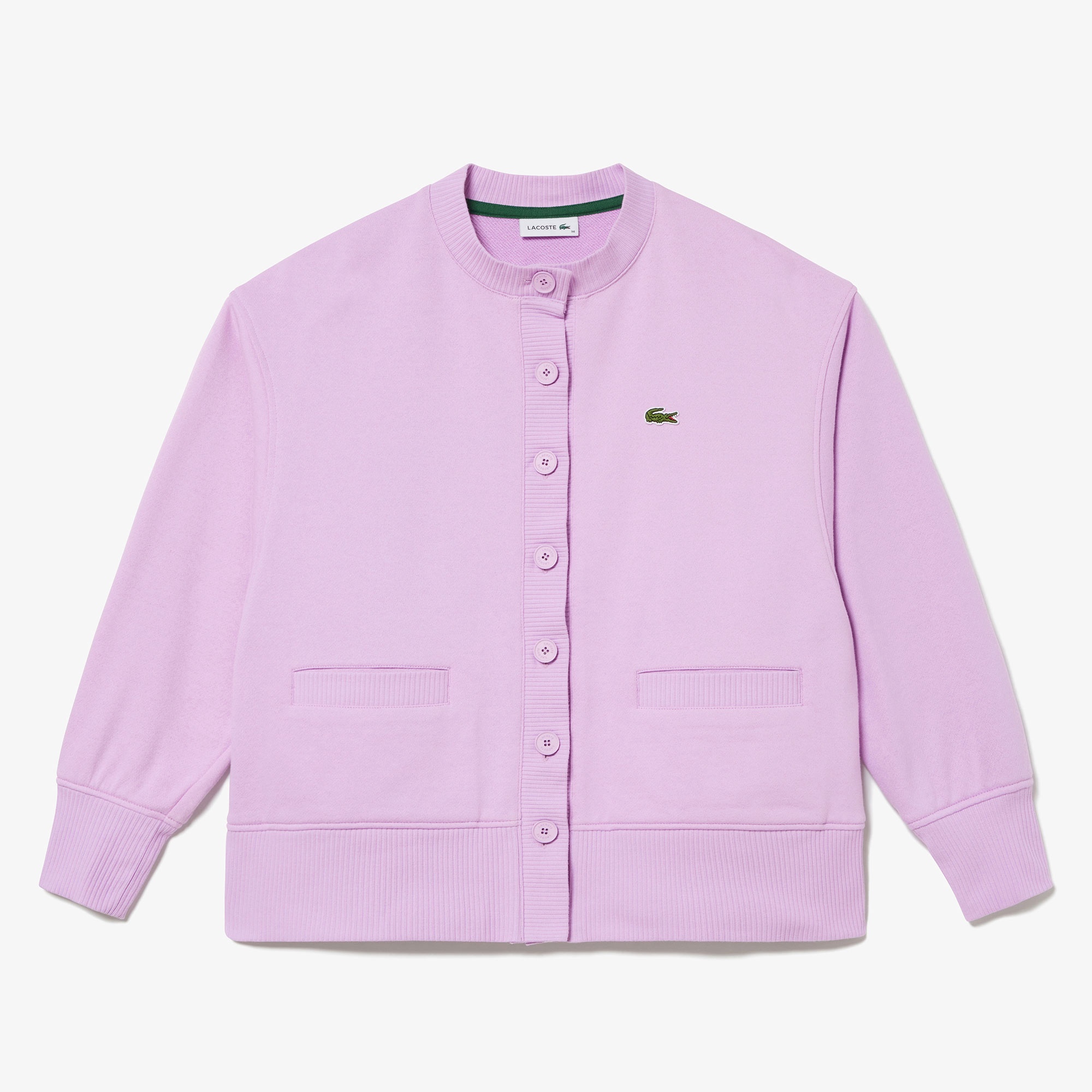 ドルマンスリーブクルーネックスウェットカーディガン