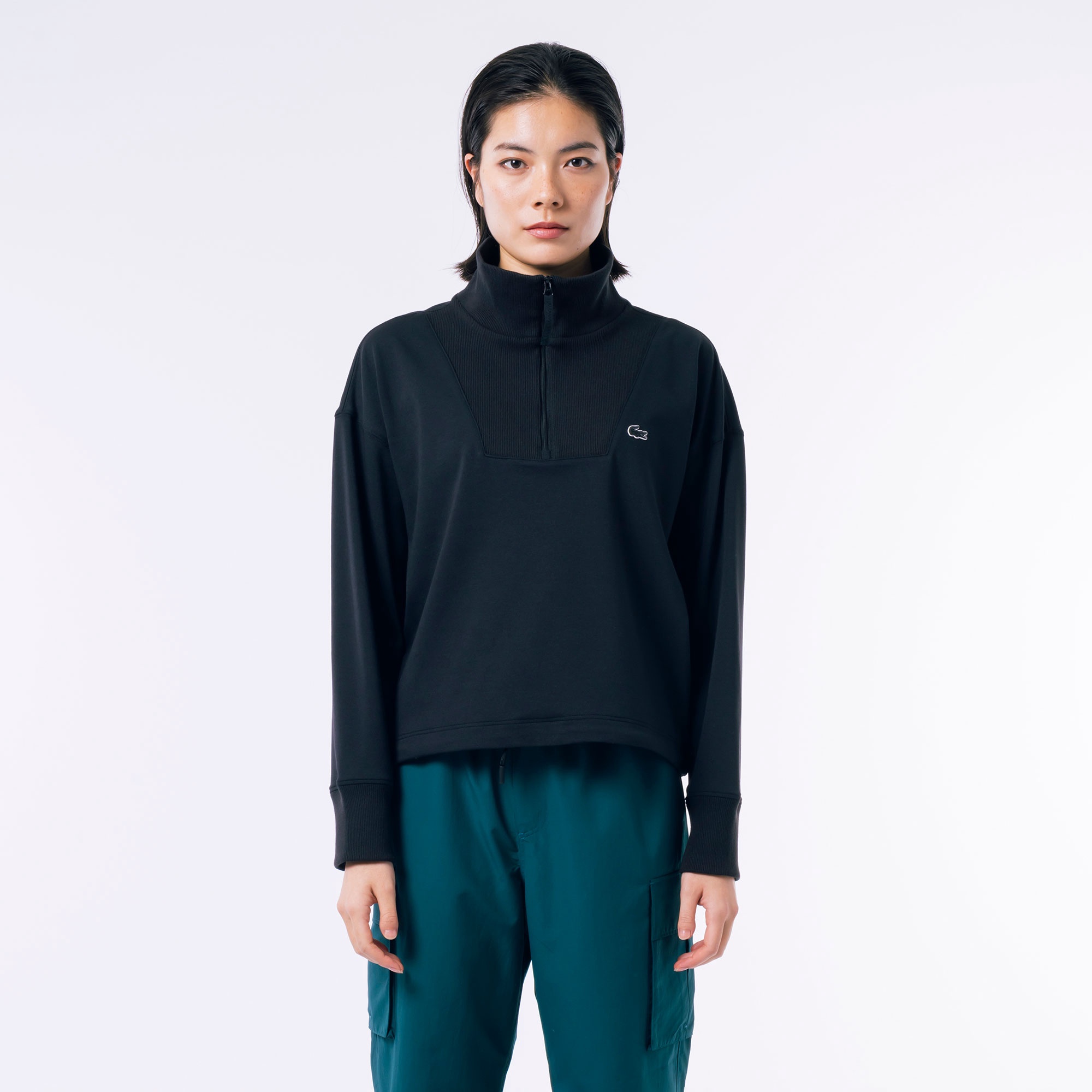 COOL MAXハーフジップスウェット