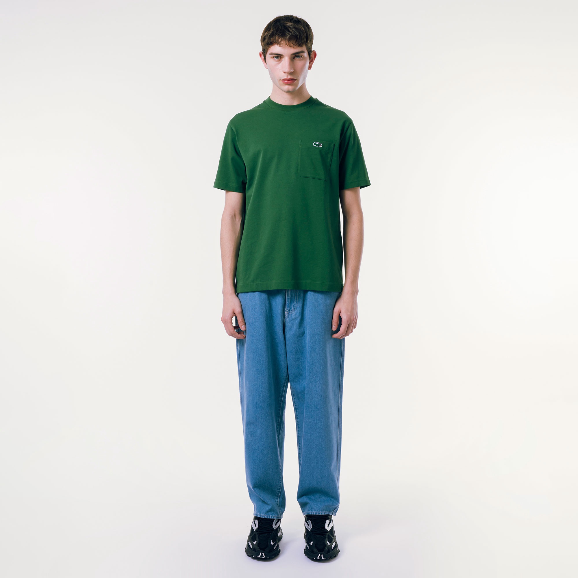 アウトラインクロックポケットTシャツ