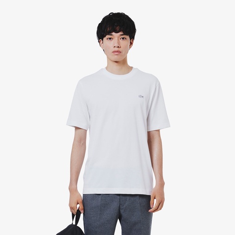 アウトラインクロッククルーネックTシャツ