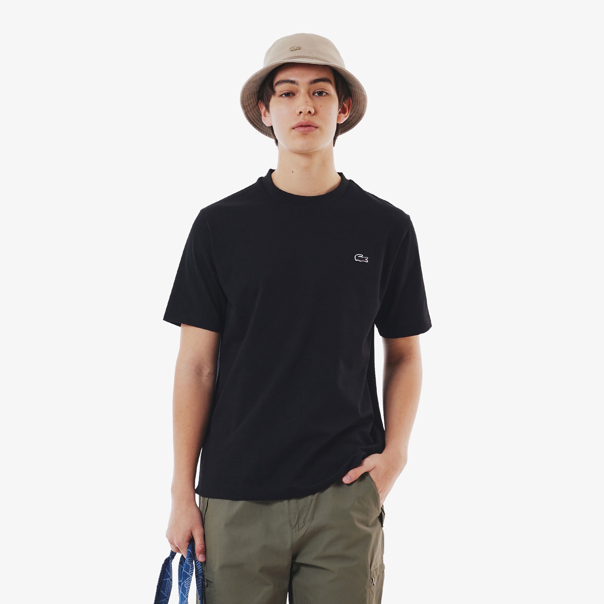 スタイリッシュな【LACOSTE】ロゴ グラフィックTシャツ 24SS新作 スタイリッシュな【LACOSTE】ロゴ グラフィックTシャツ 24SS新作