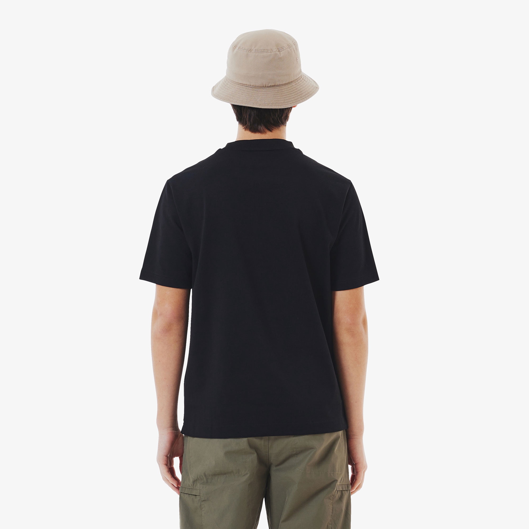 アウトラインクロッククルーネックTシャツ