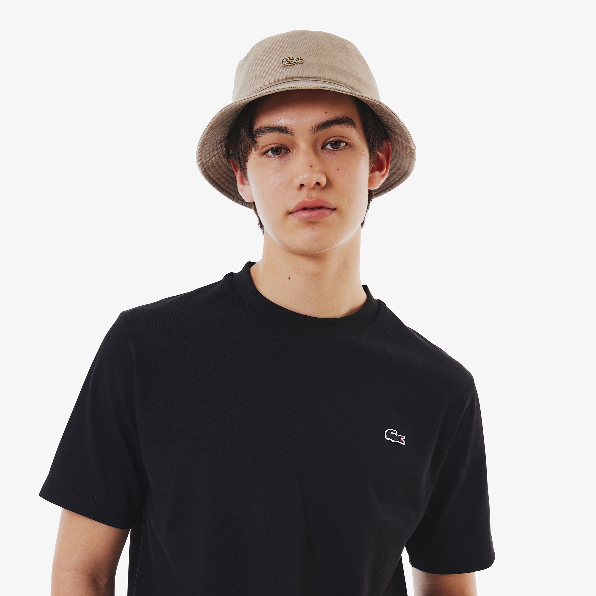 アウトラインクロッククルーネックTシャツ