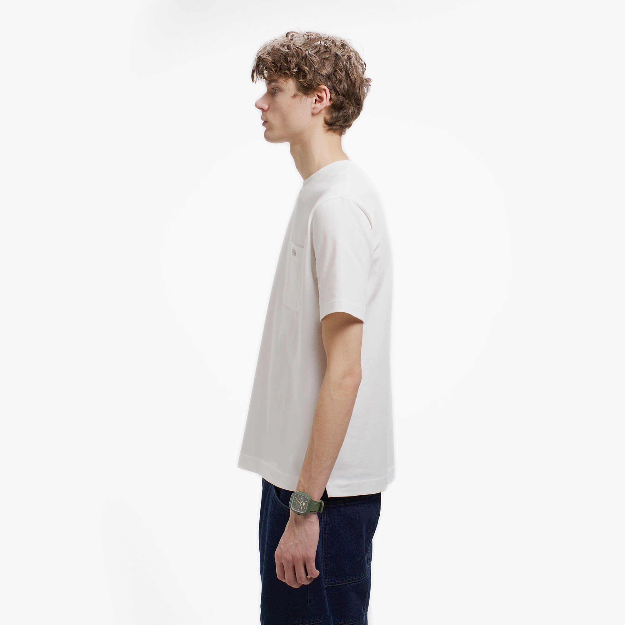 アウトラインクロックポケットTシャツ