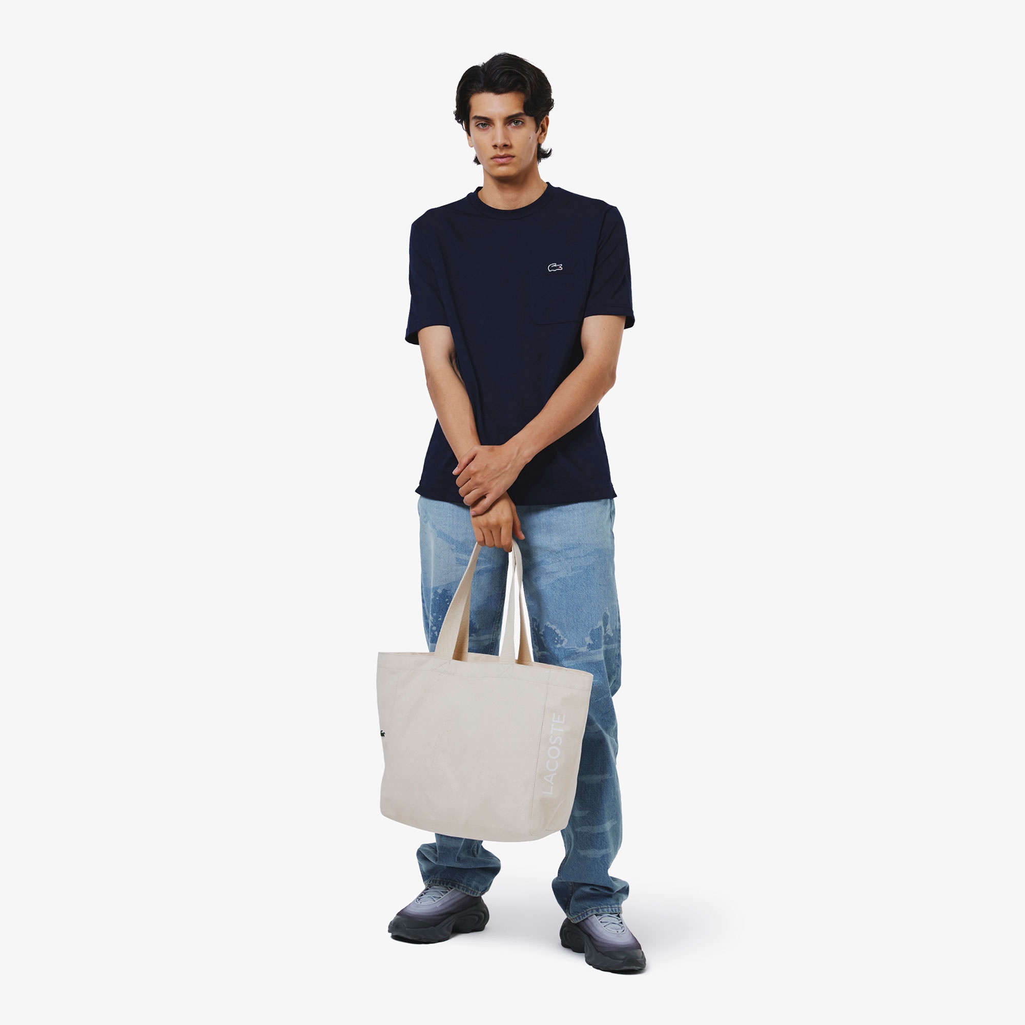 アウトラインクロックポケットTシャツ