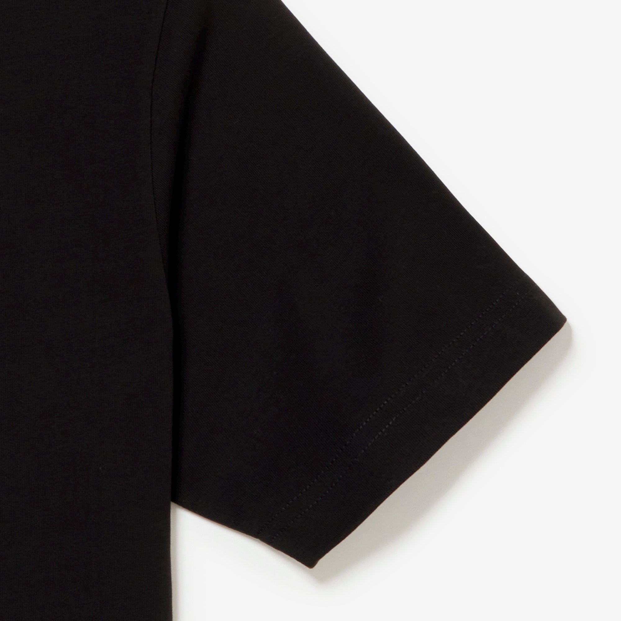 アウトラインクロッククルーネックTシャツ