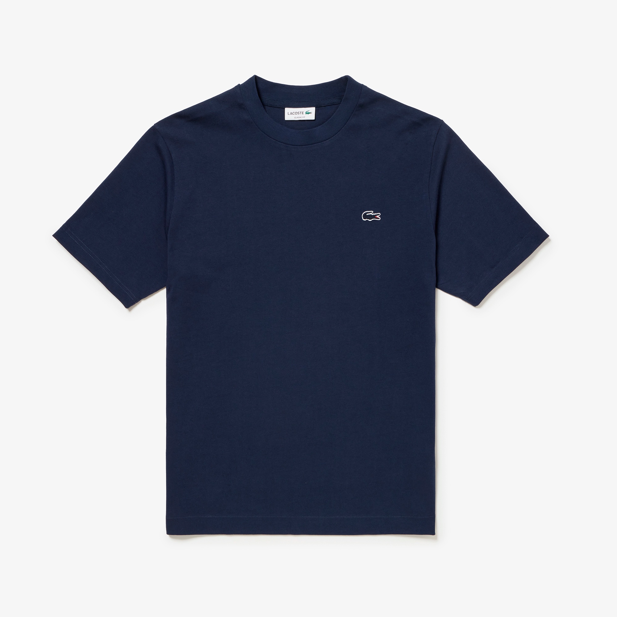 アウトラインクロッククルーネックTシャツ