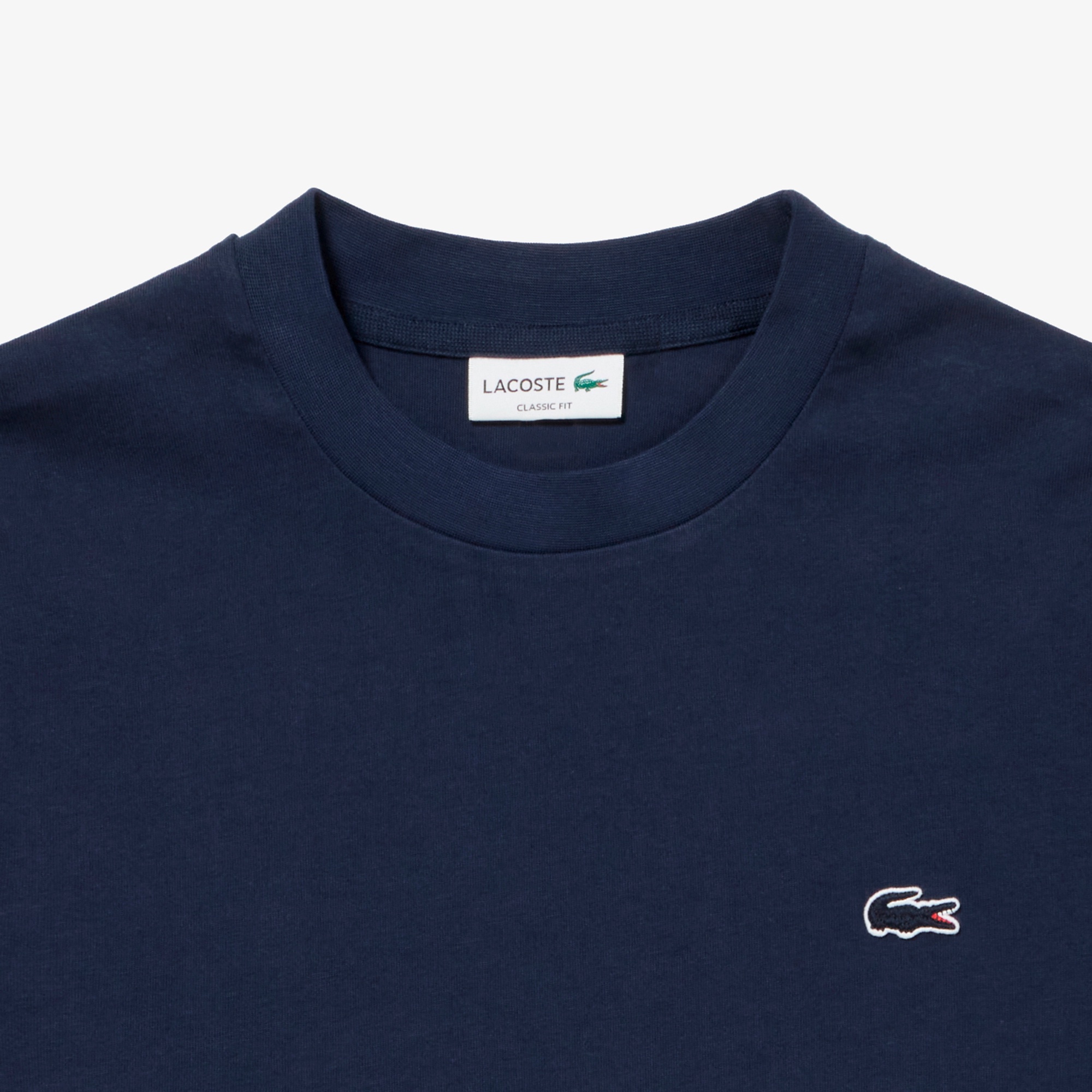 アウトラインクロッククルーネックTシャツ