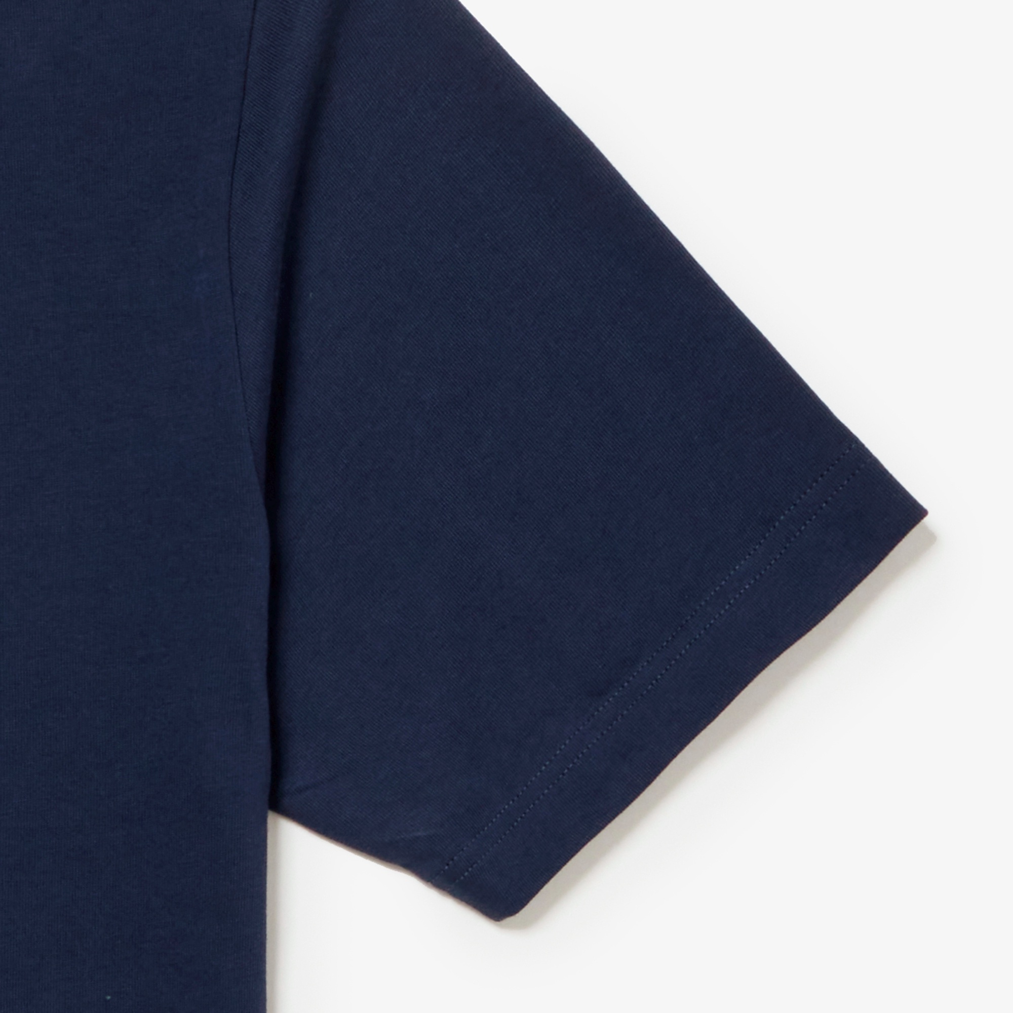 アウトラインクロッククルーネックTシャツ