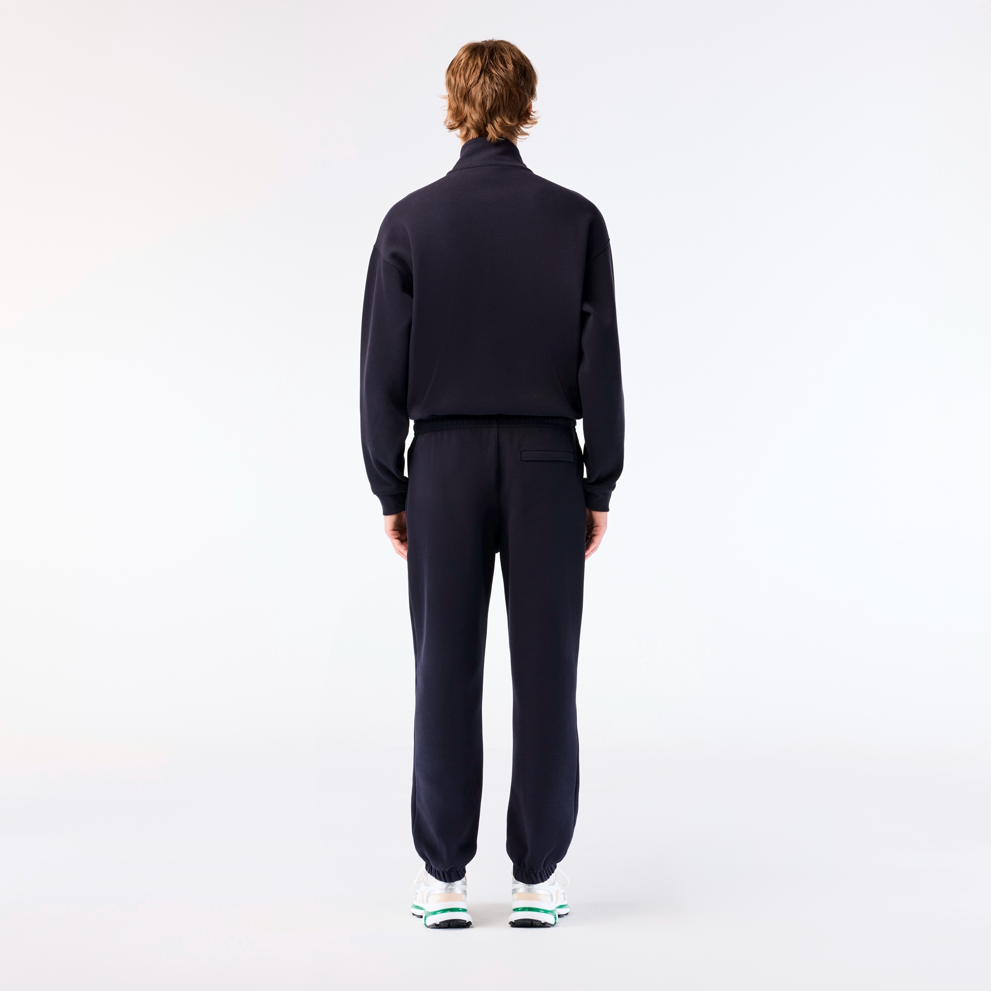 ダブルフェイス鹿の子地トラックパンツ