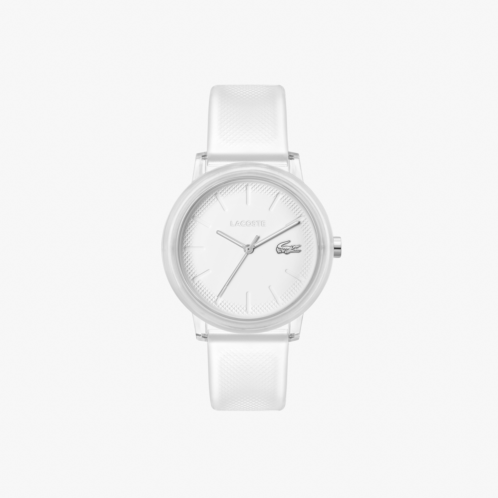【新品】LACOSTE.12.12 FLOW 腕時計　ライトパープル Lacoste Women's Lacoste 12.12 Flow Purple Silicone Strap