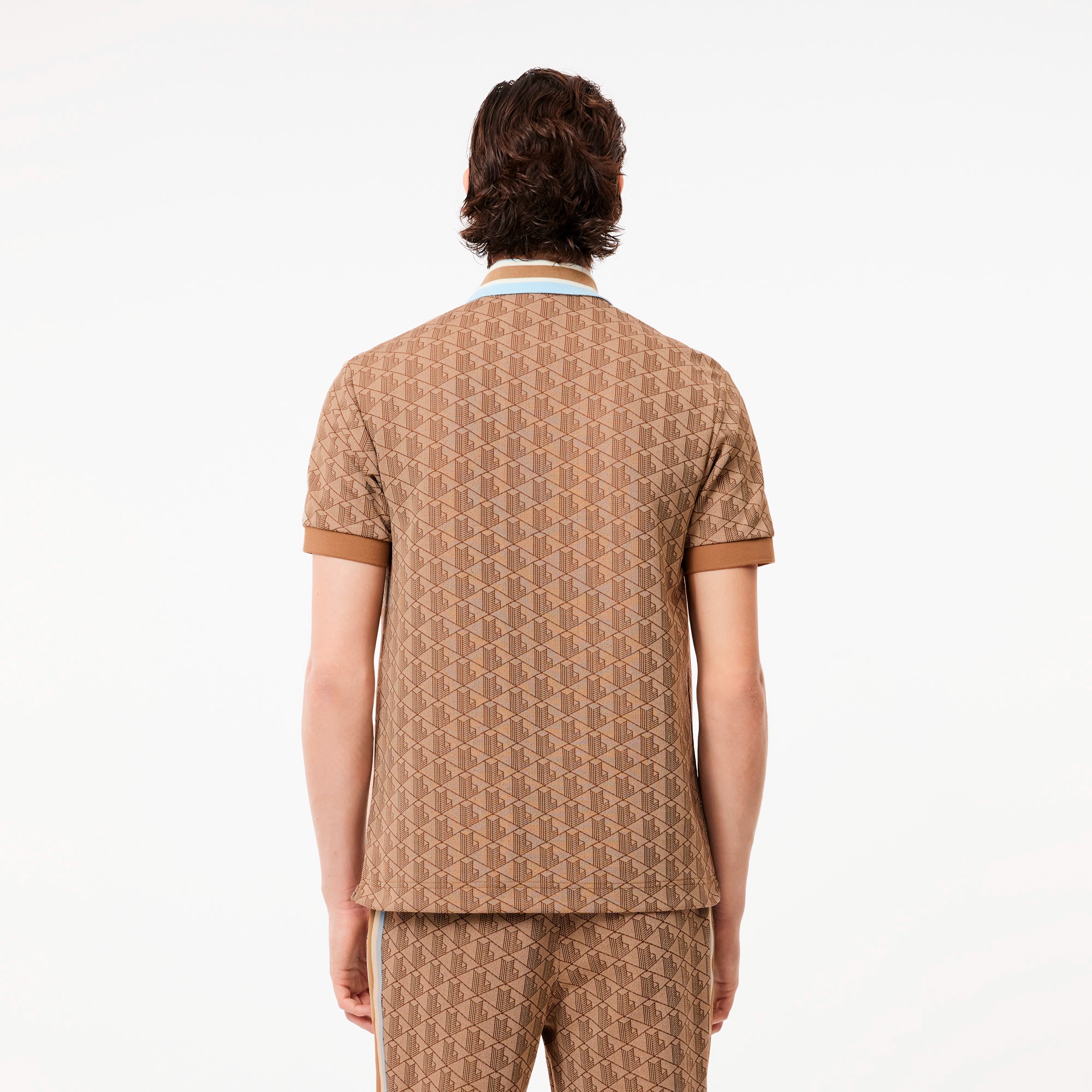 モノグラムジャカードポロシャツ