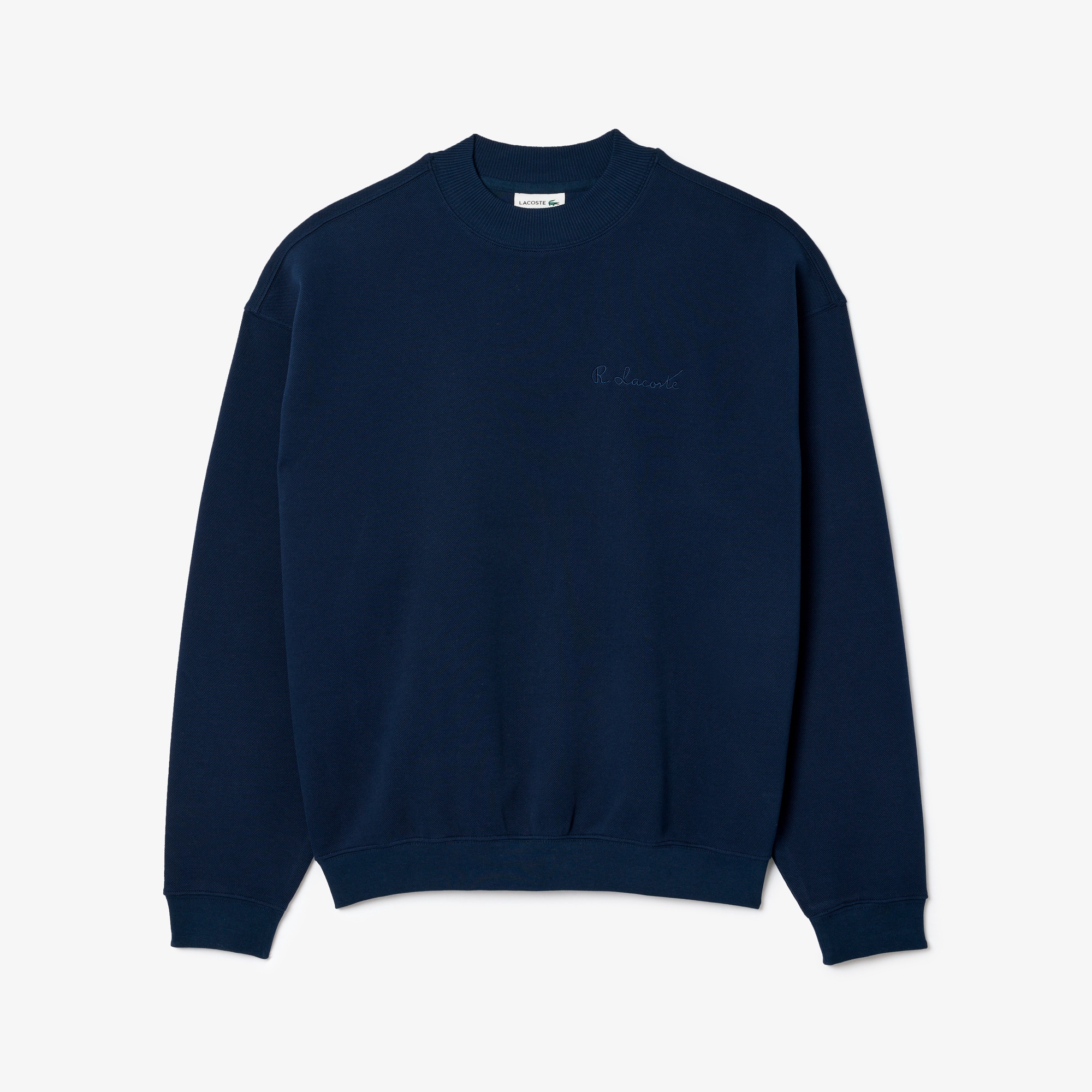 鹿の子スウェットクルーネック