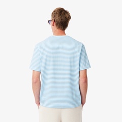 フロントボーダーバックプリントTシャツ TH8590 - ラコステ（LACOSTE 