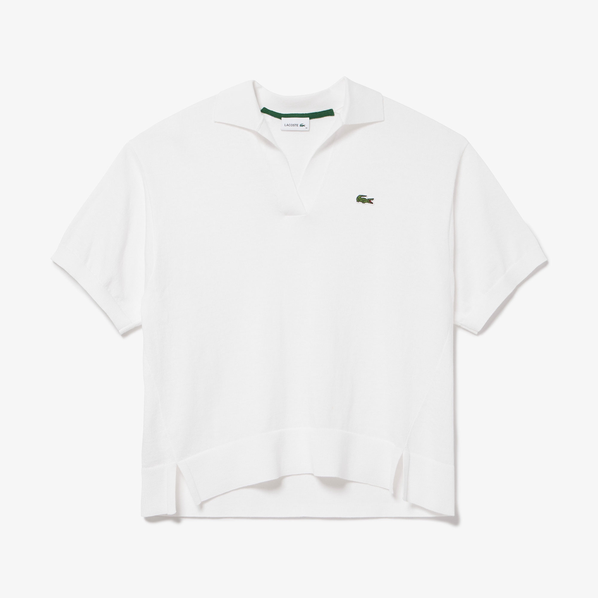 スキッパーニットポロシャツ