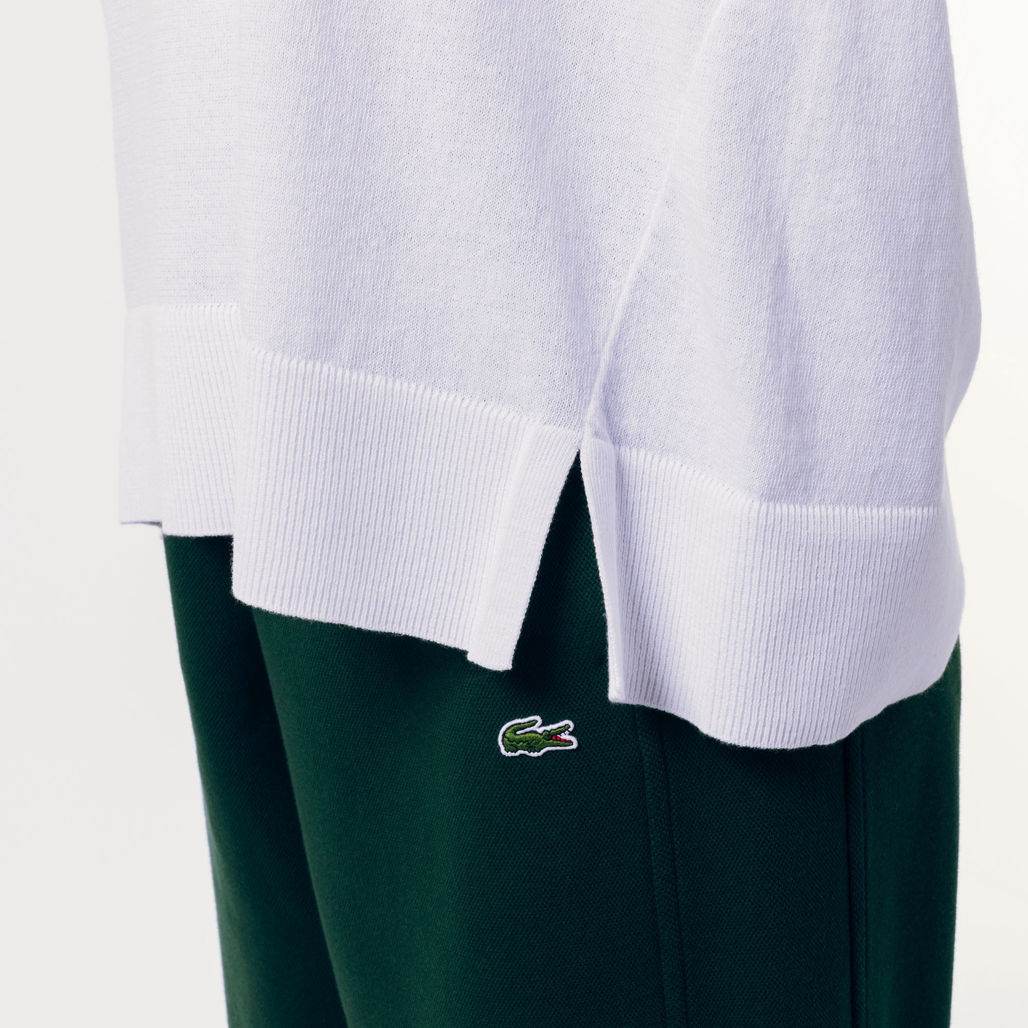 スキッパーニットポロシャツ