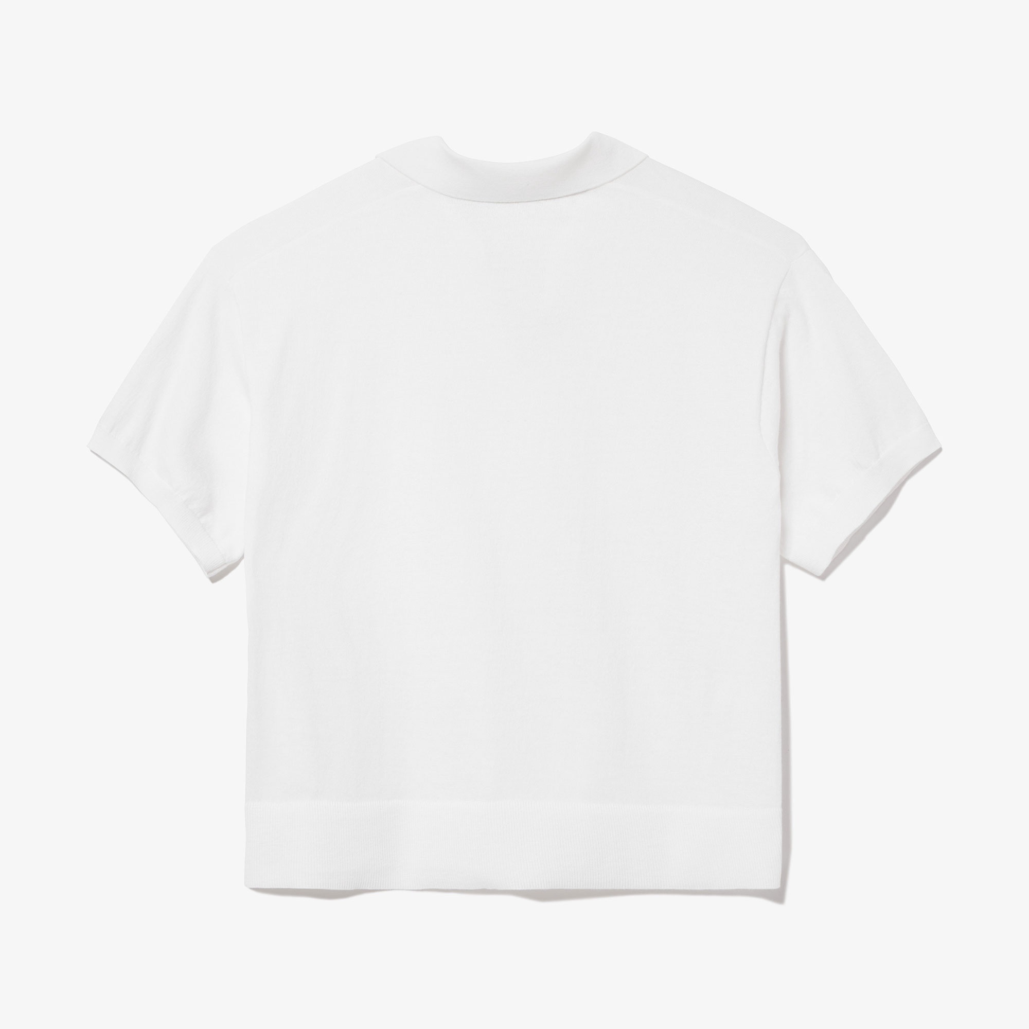 スキッパーニットポロシャツ