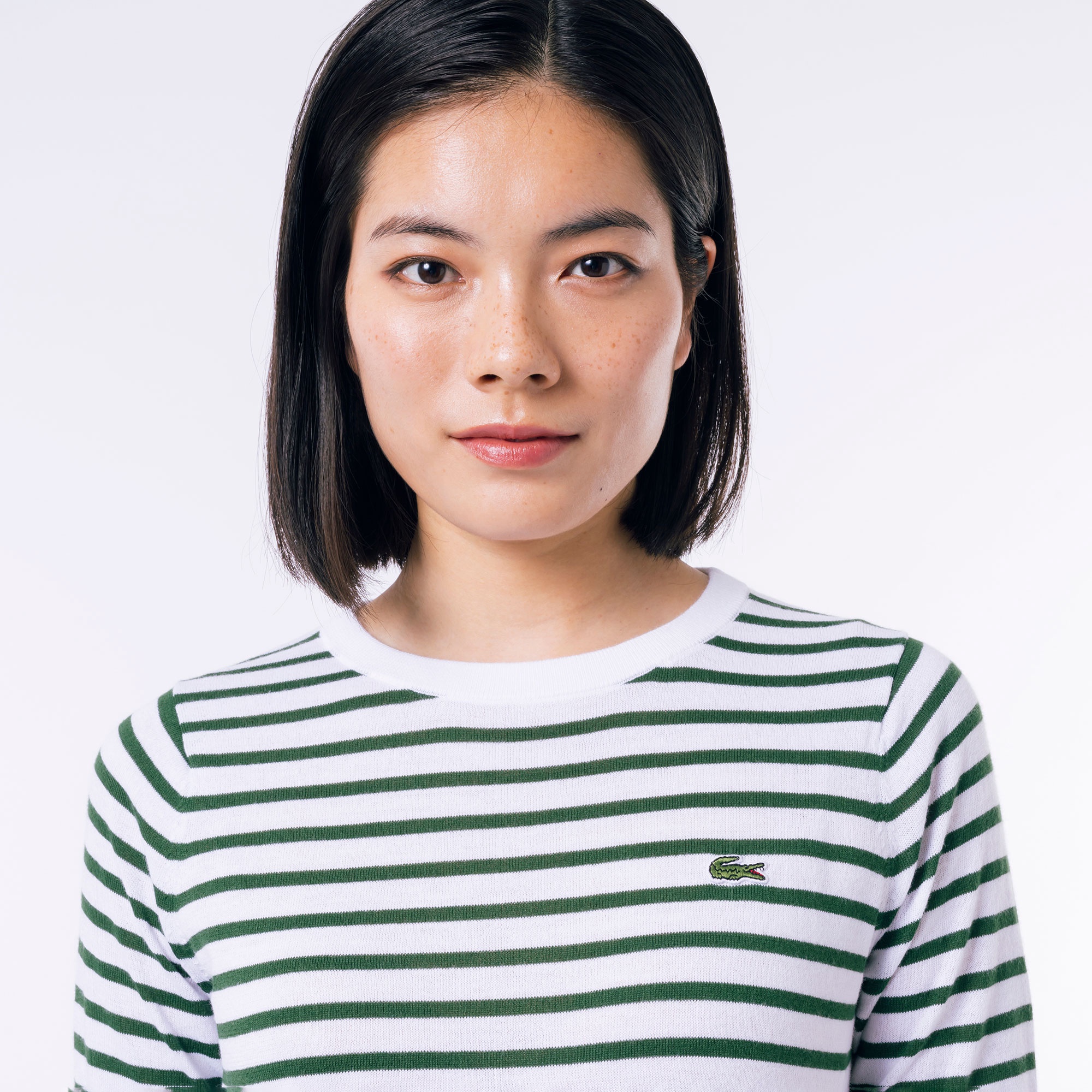 クールマックスボーダーニットTシャツ