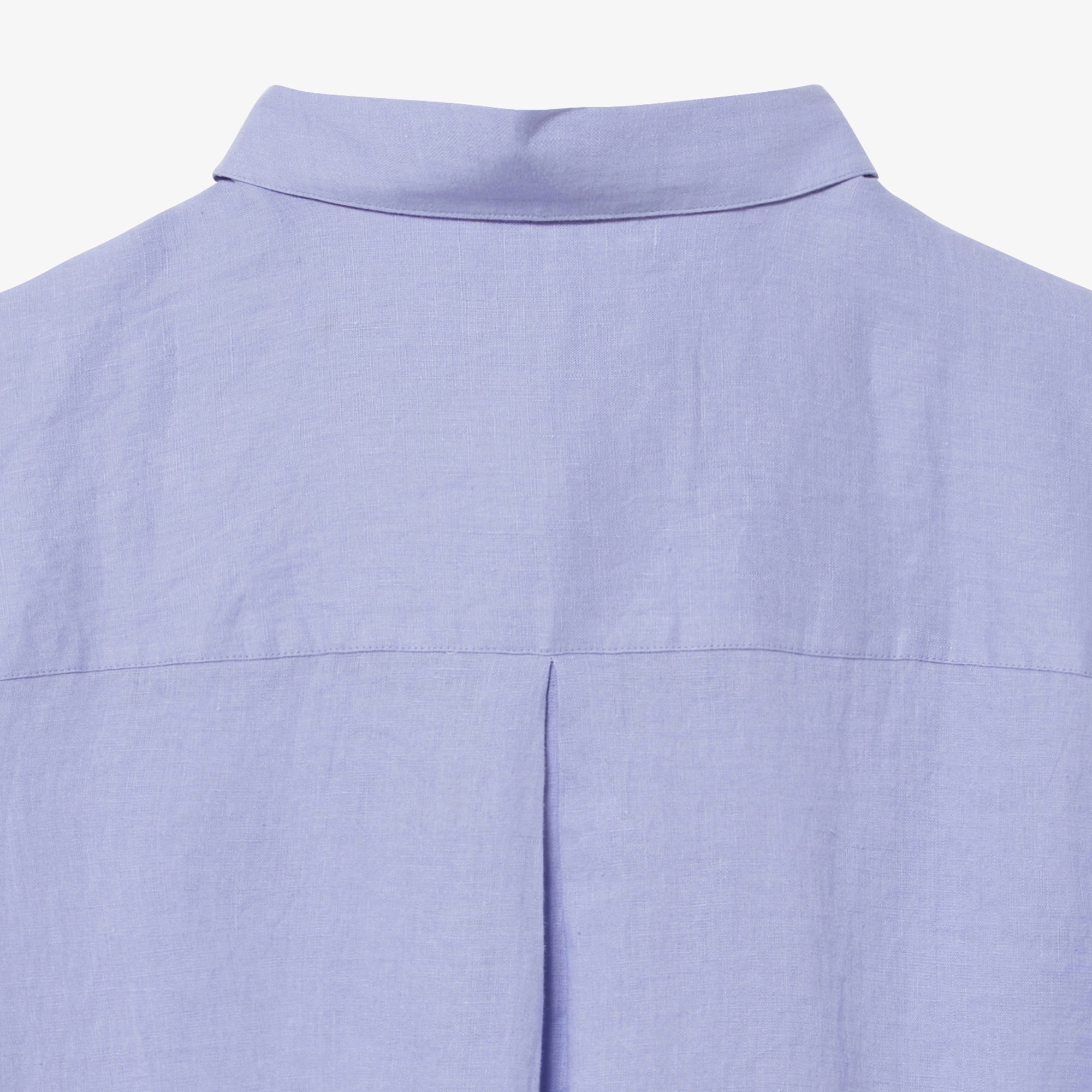 リネンコットン5分袖シャツ