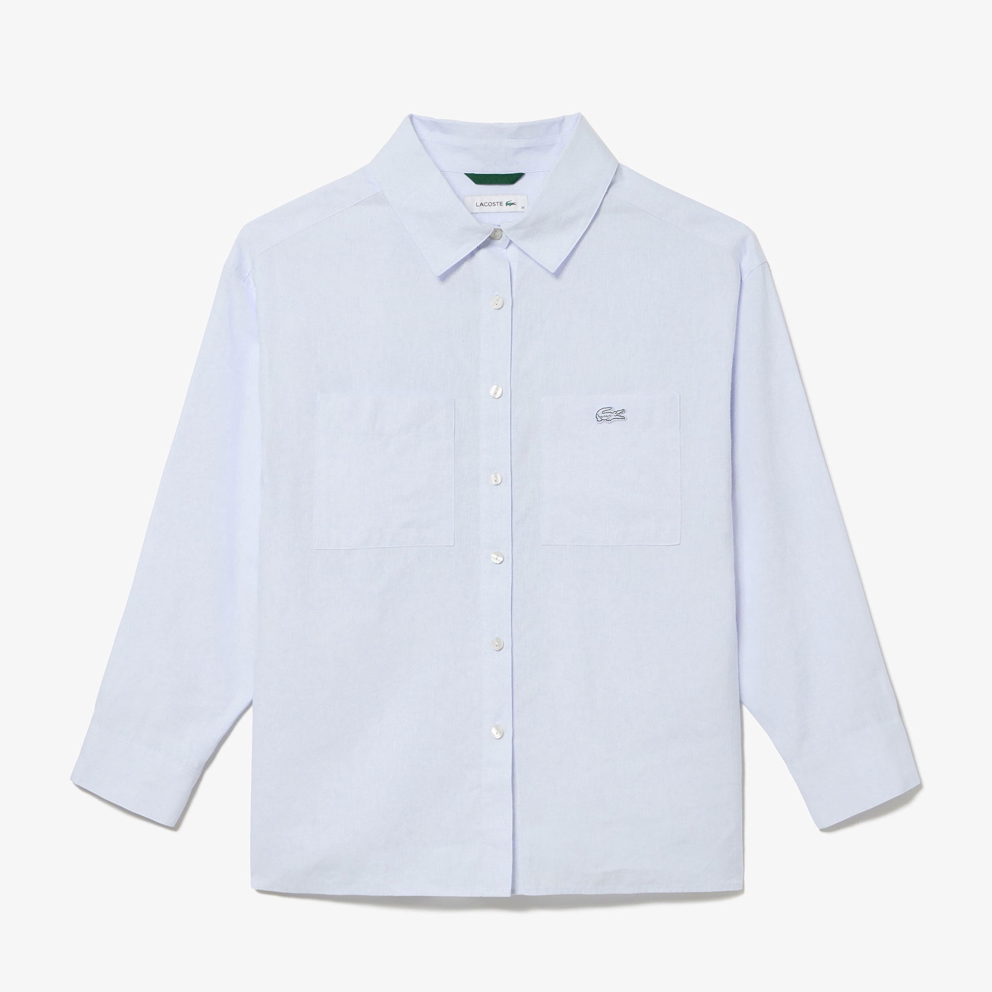 リネンコットンボタンシャツ