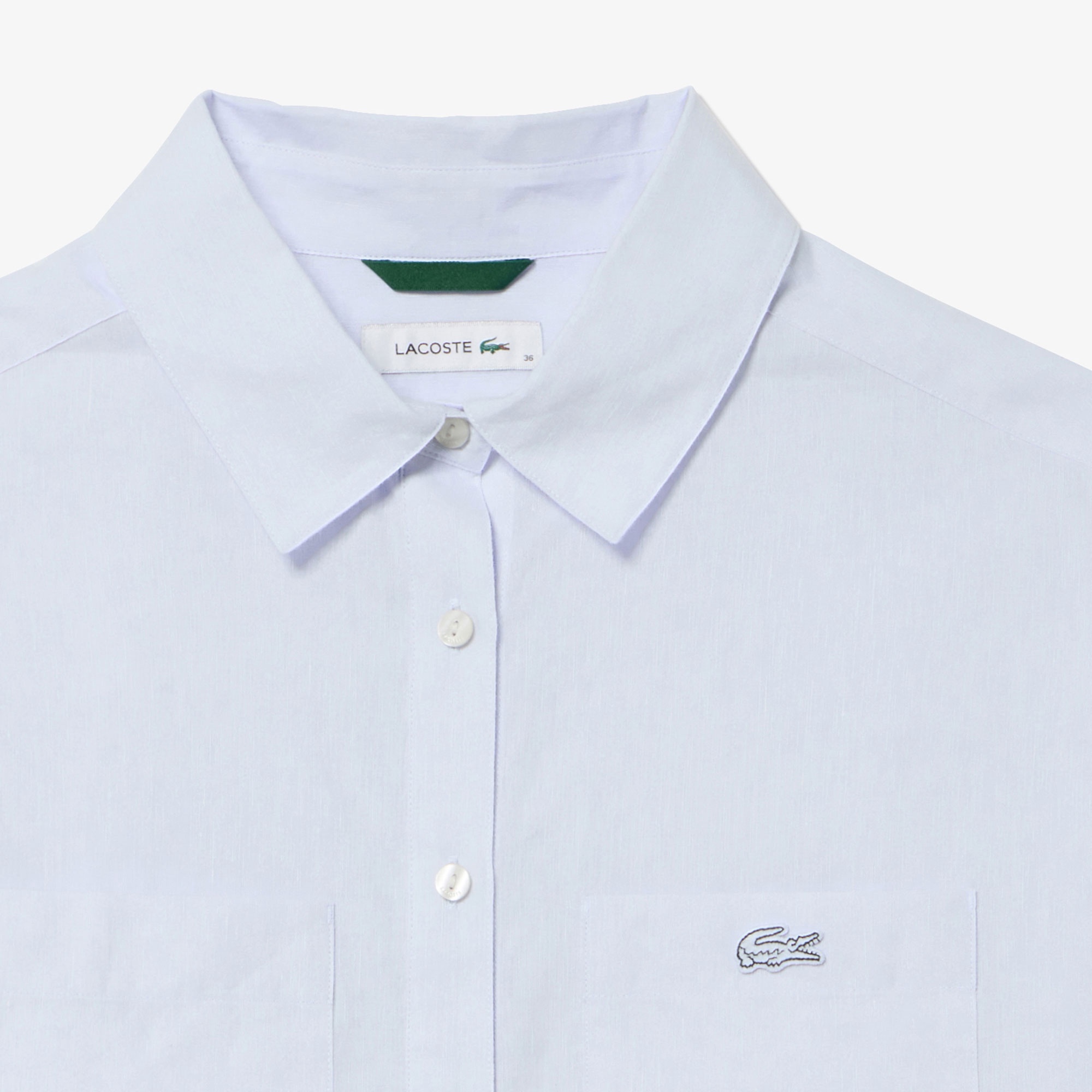 リネンコットンボタンシャツ