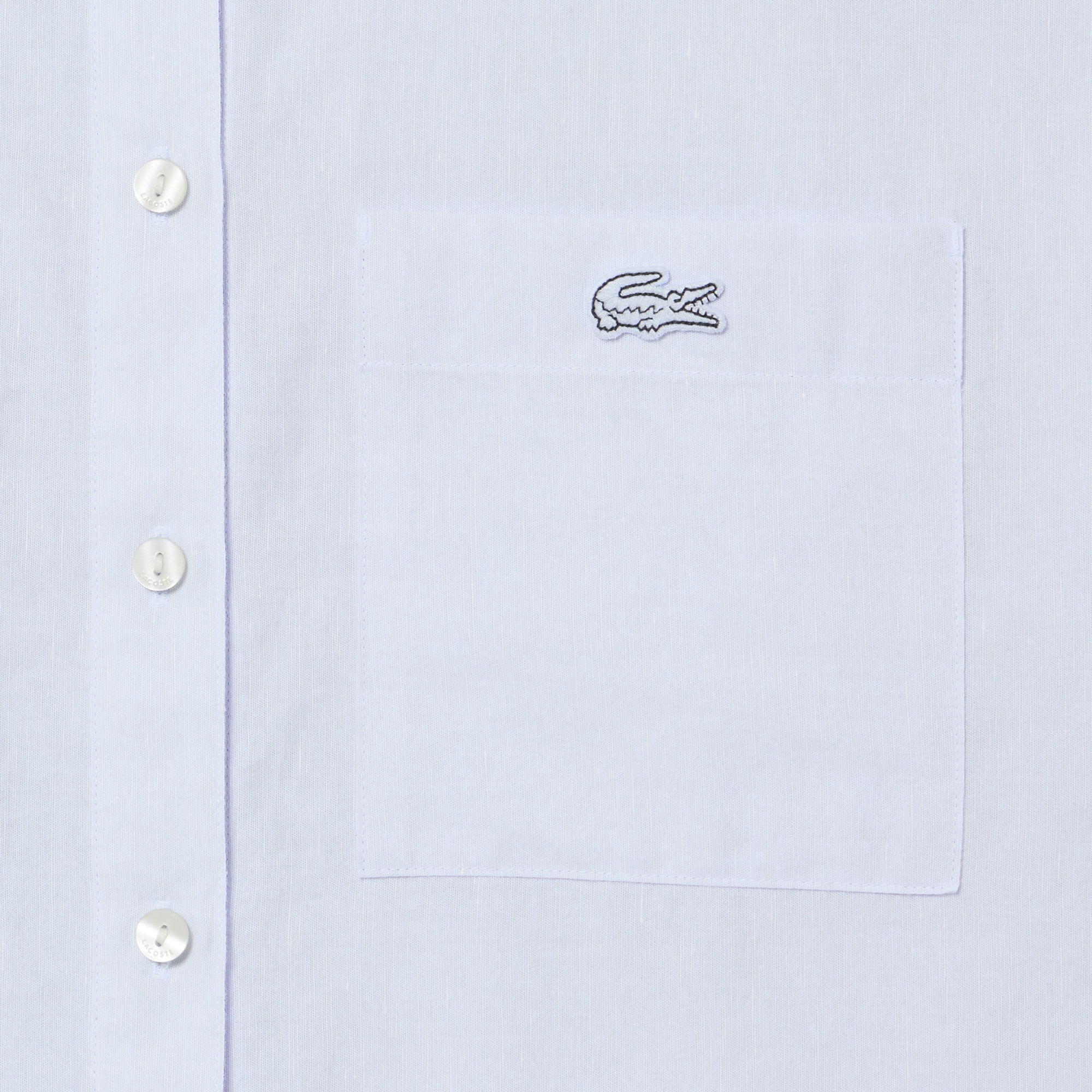 リネンコットンボタンシャツ