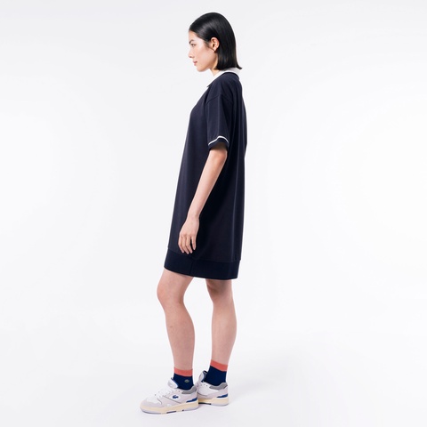 リラックスシルエットクレリックポロドレス